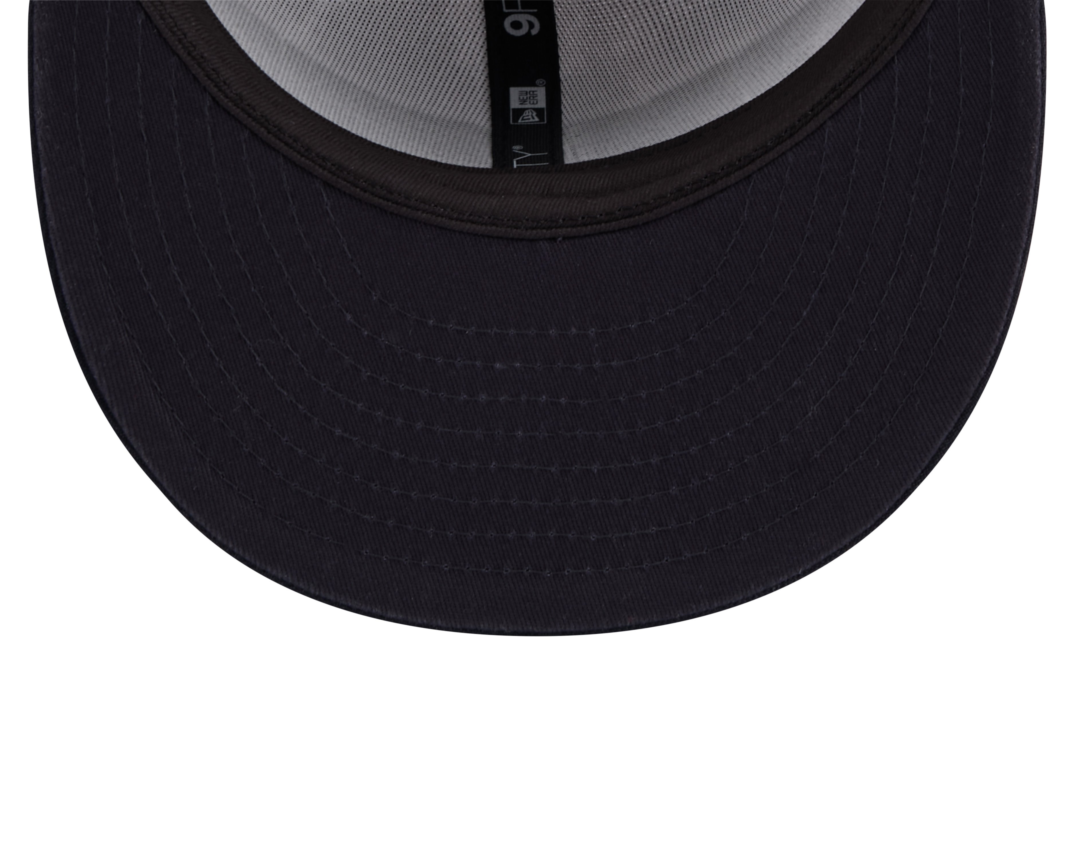 New York Yankees MLB New Era Snapback 9Fifty Throwback blanc/bleu marine pour hommes