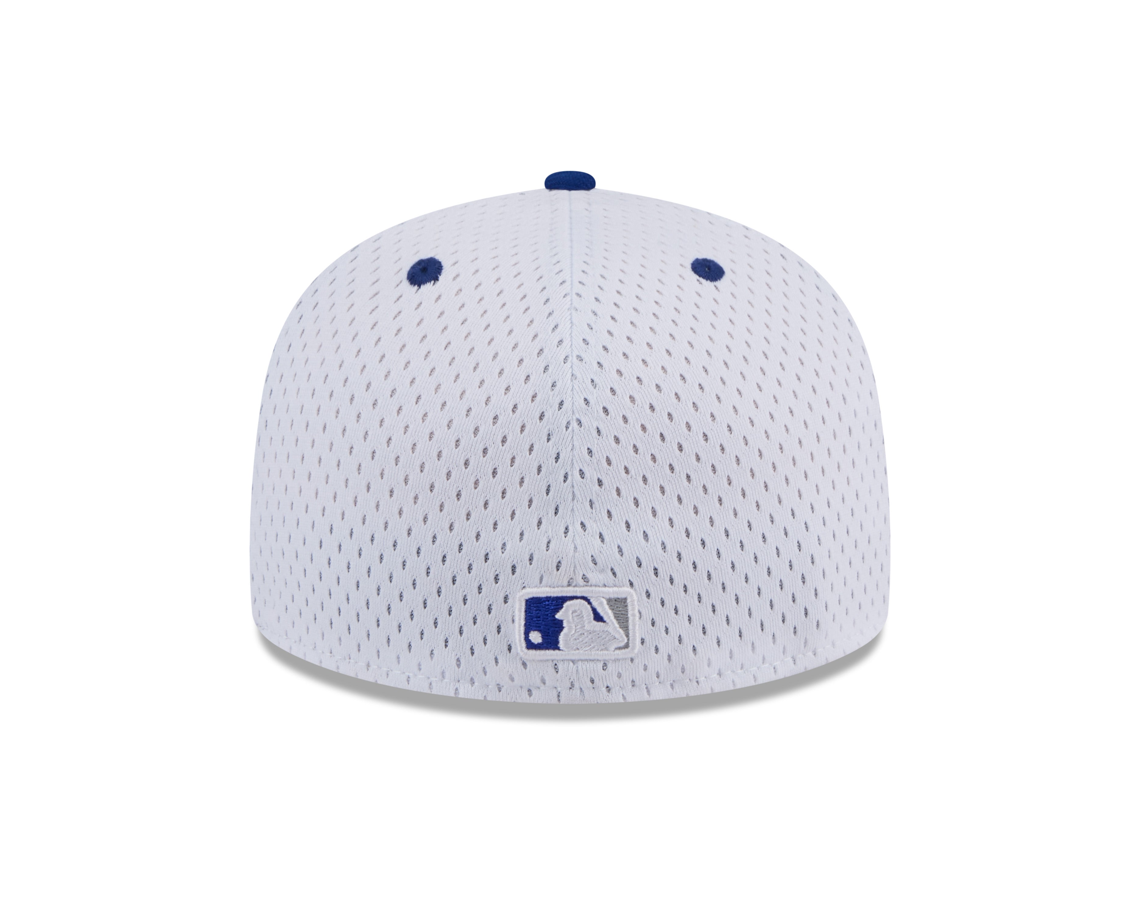Toronto Blue Jays MLB New Era Men's White 59Fifty Throwback Mesh Fitted Hat