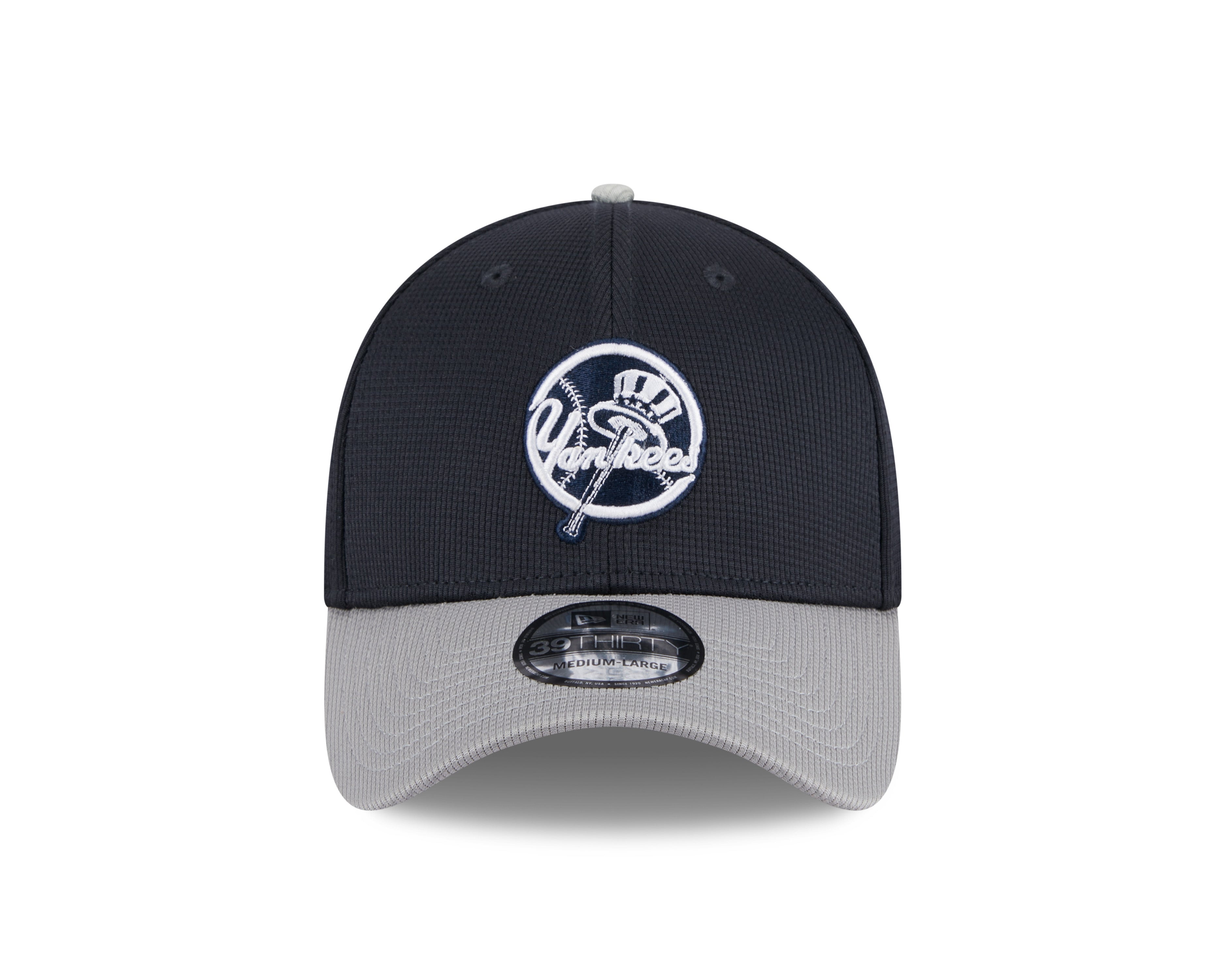 Casquette extensible d'entraînement au bâton New Era 39Thirty 2025 pour homme des Yankees de New York MLB