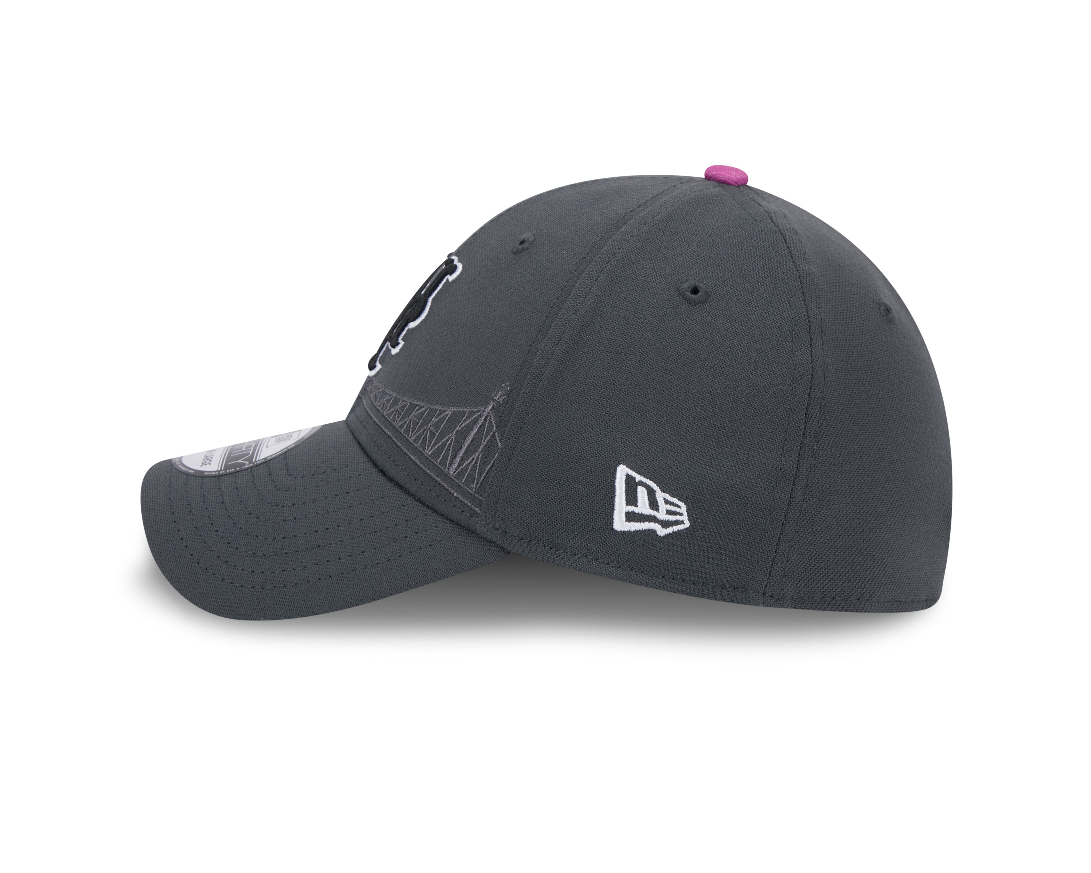 Casquette extensible New Era 39Thirty 2024 City Connect grise pour homme des Mets de New York MLB