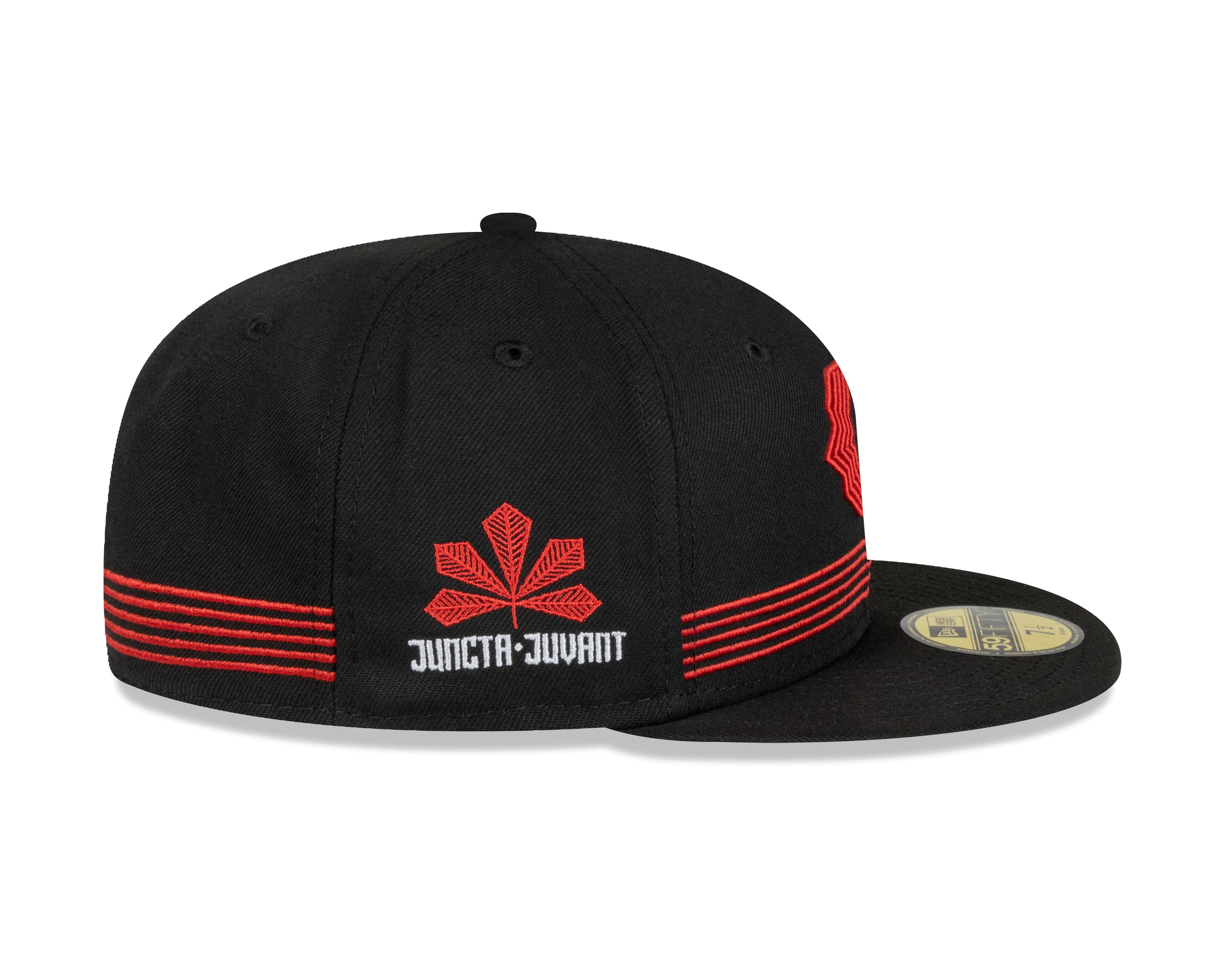 Casquette ajustée 59Fifty City Connect 2023 noire des Reds de Cincinnati MLB New Era pour homme
