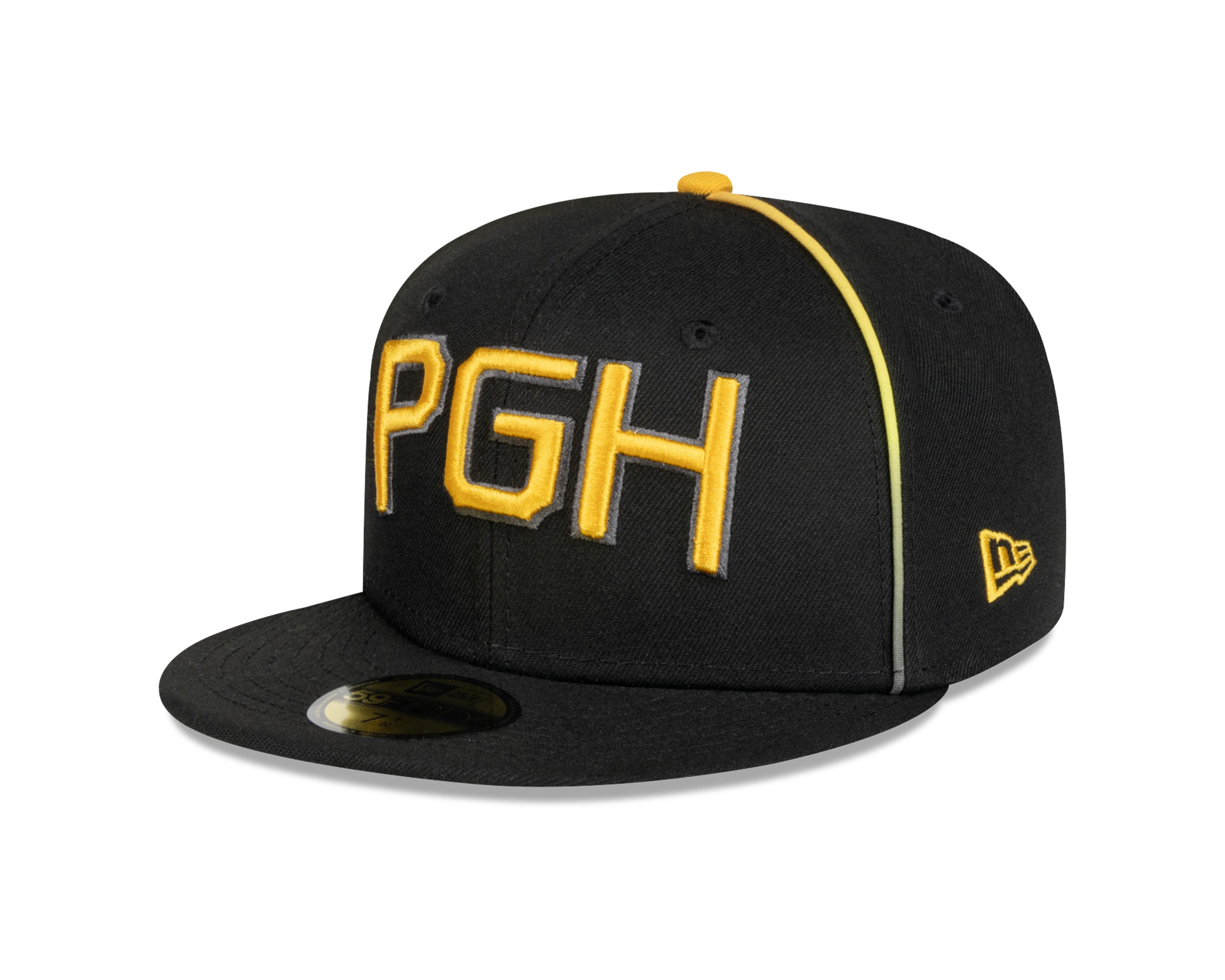 Casquette ajustée noire 59Fifty 2023 City Connect des Pirates de Pittsburgh MLB New Era pour homme