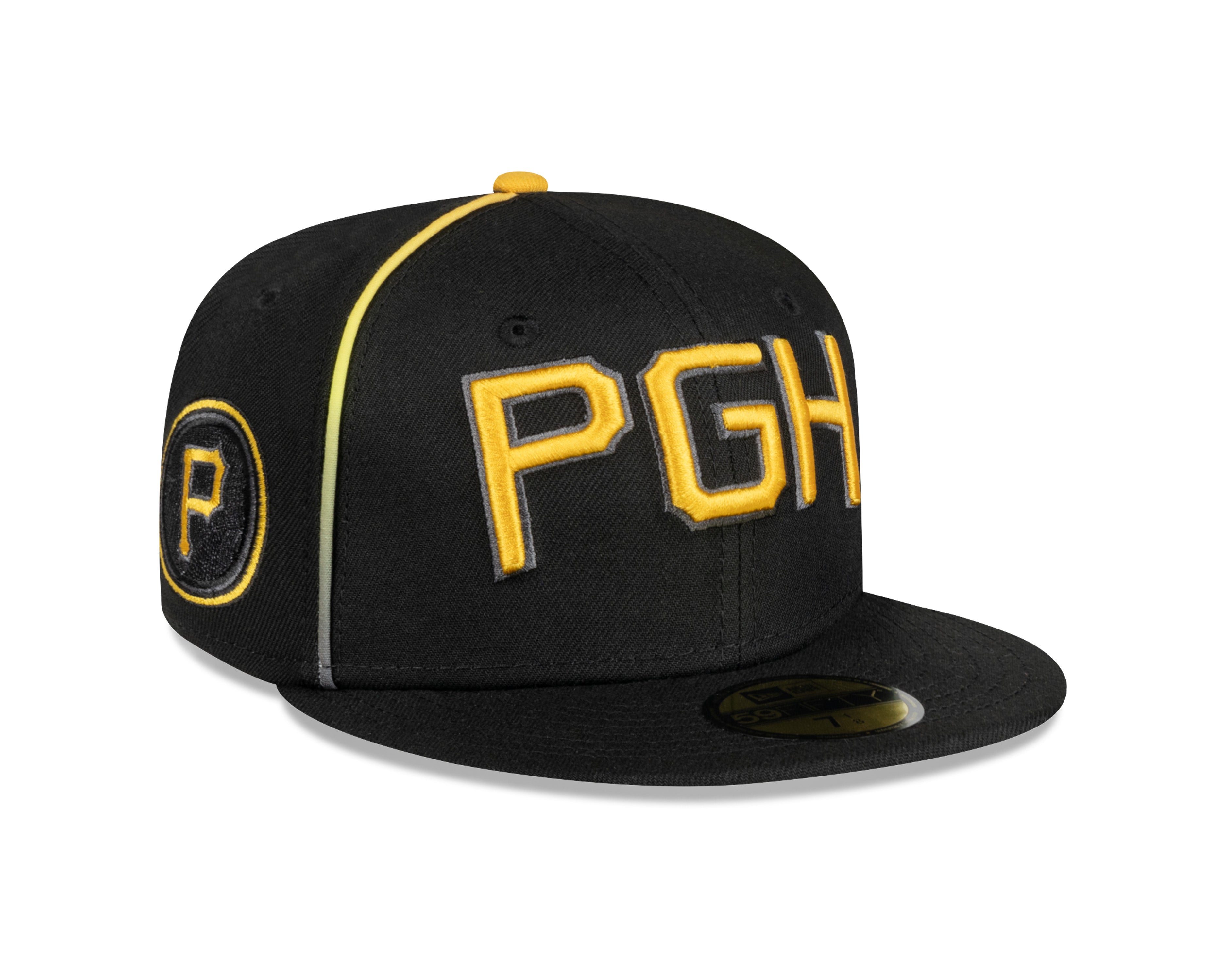 Casquette ajustée noire 59Fifty 2023 City Connect des Pirates de Pittsburgh MLB New Era pour homme