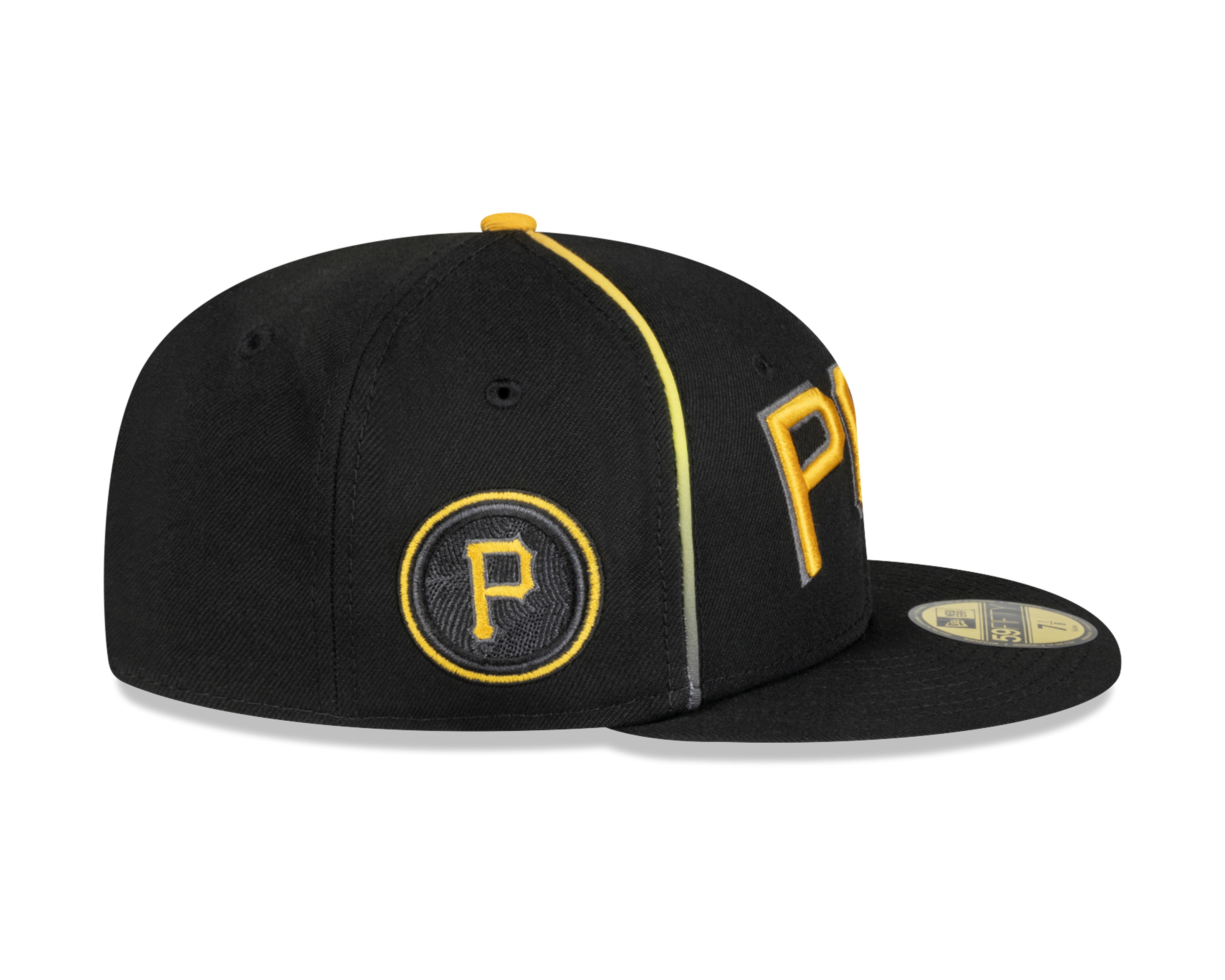 Casquette ajustée noire 59Fifty 2023 City Connect des Pirates de Pittsburgh MLB New Era pour homme
