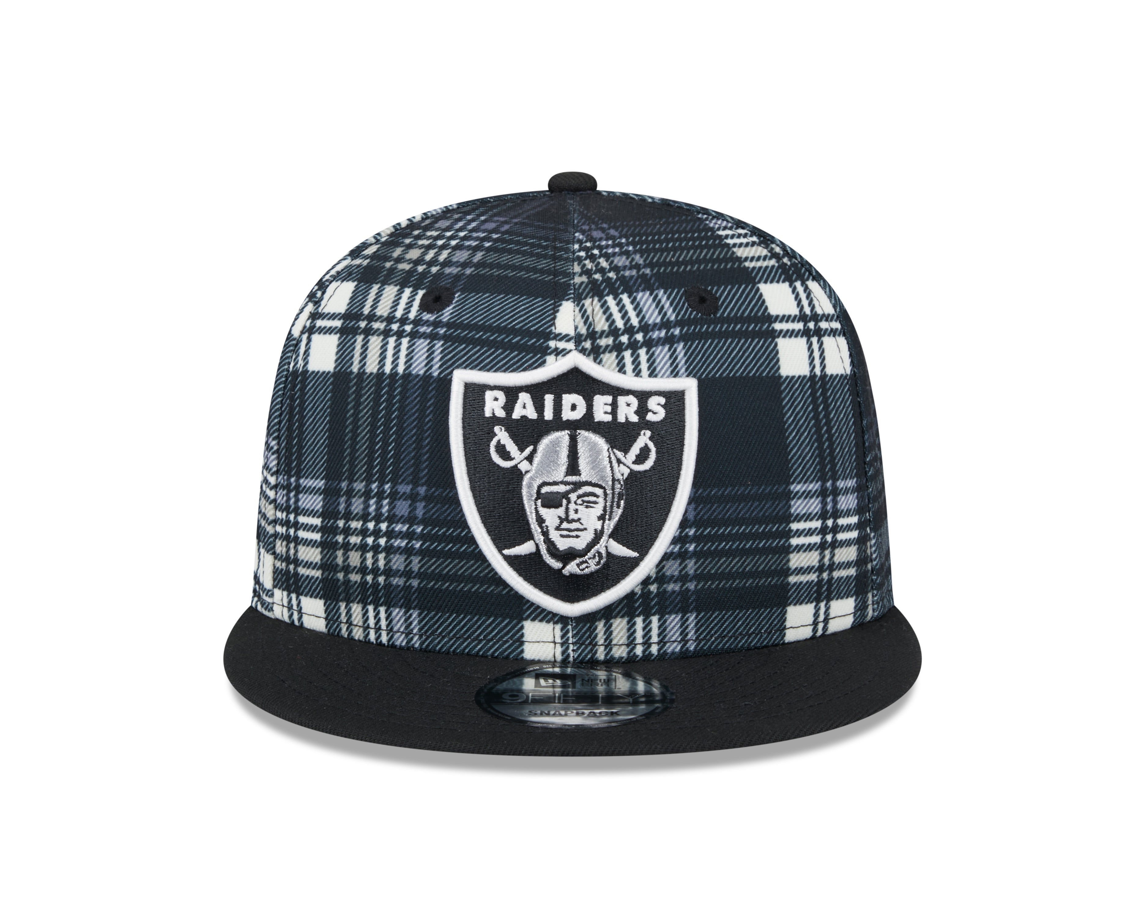 Las Vegas Raiders NFL New Era Snapback 9Fifty Sideline noir pour hommes