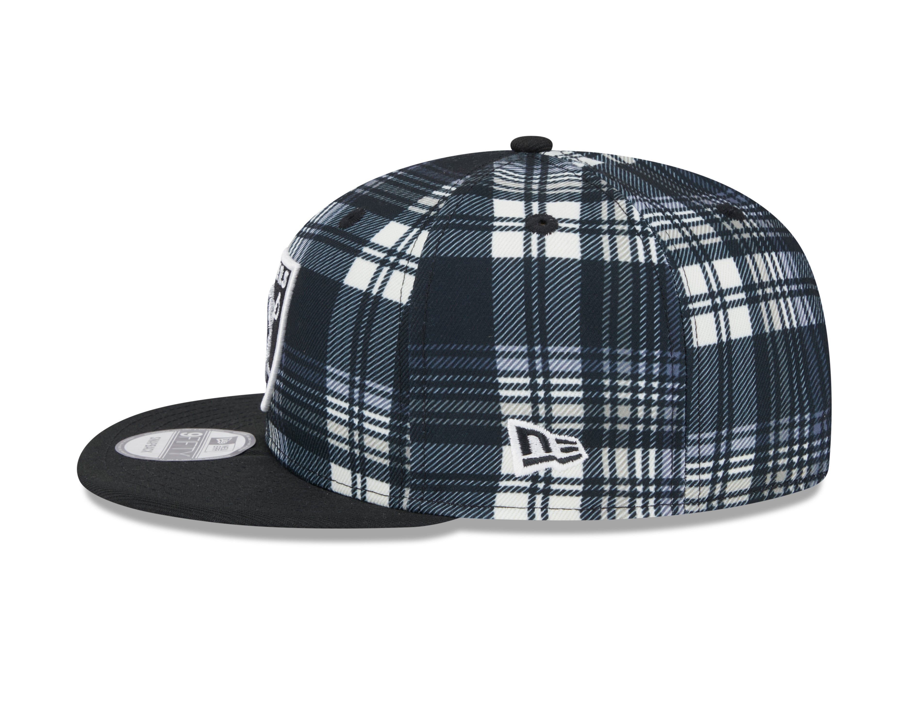 Las Vegas Raiders NFL New Era Snapback 9Fifty Sideline noir pour hommes