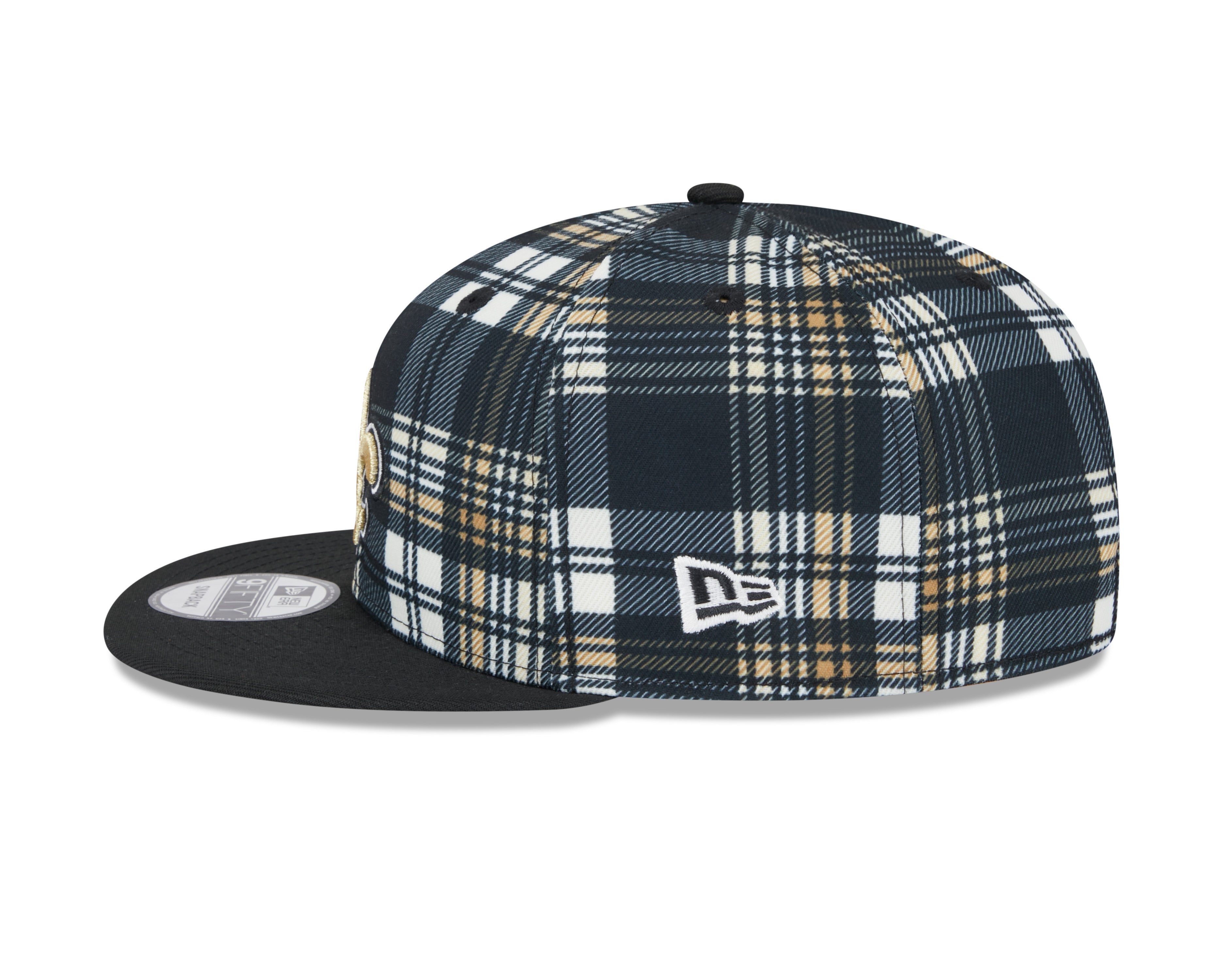 New Orleans Saints NFL New Era Snapback 9Fifty Sideline noir pour hommes