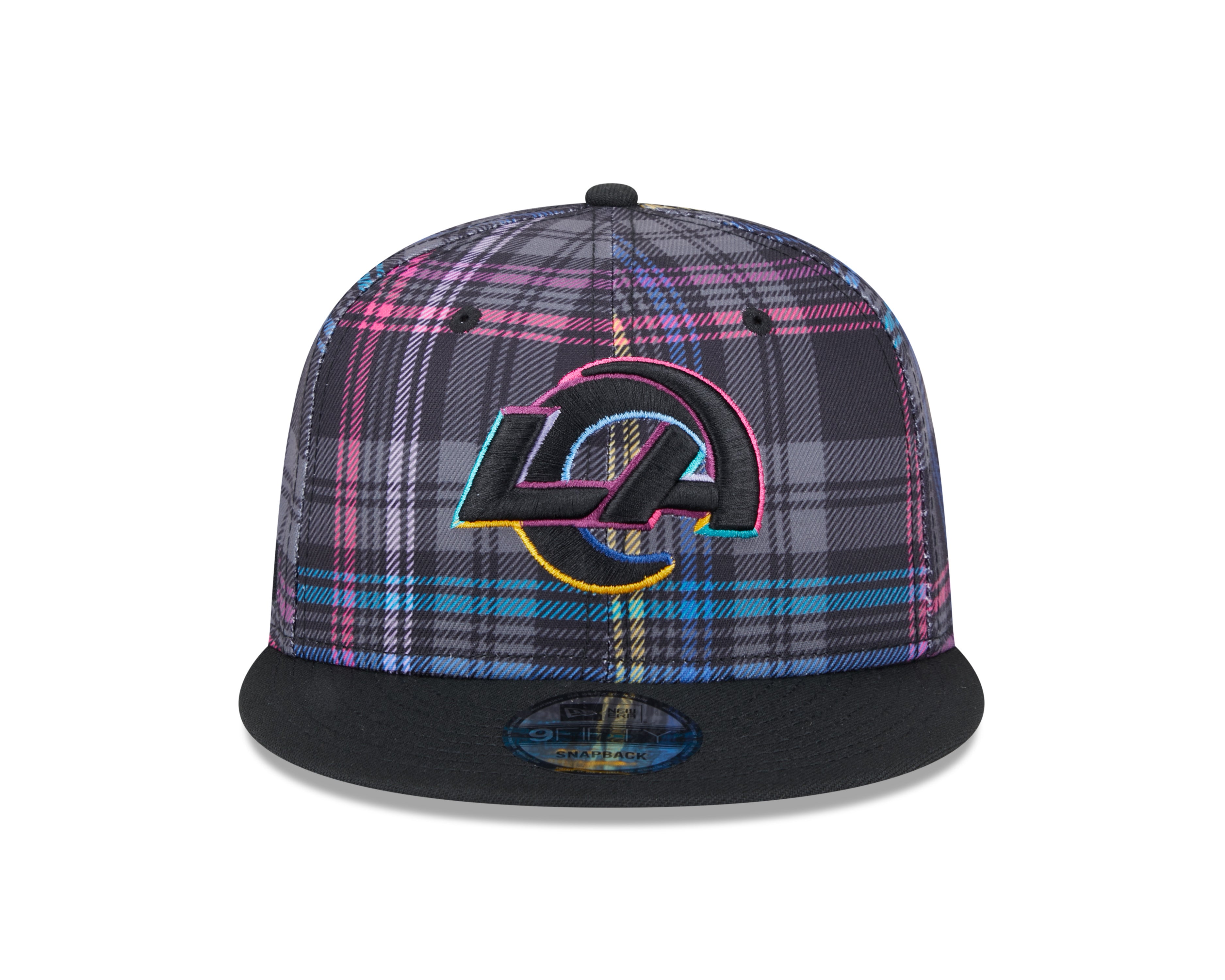 Los Angeles Rams NFL New Era Snapback 9Fifty Crucial Catch noir pour hommes