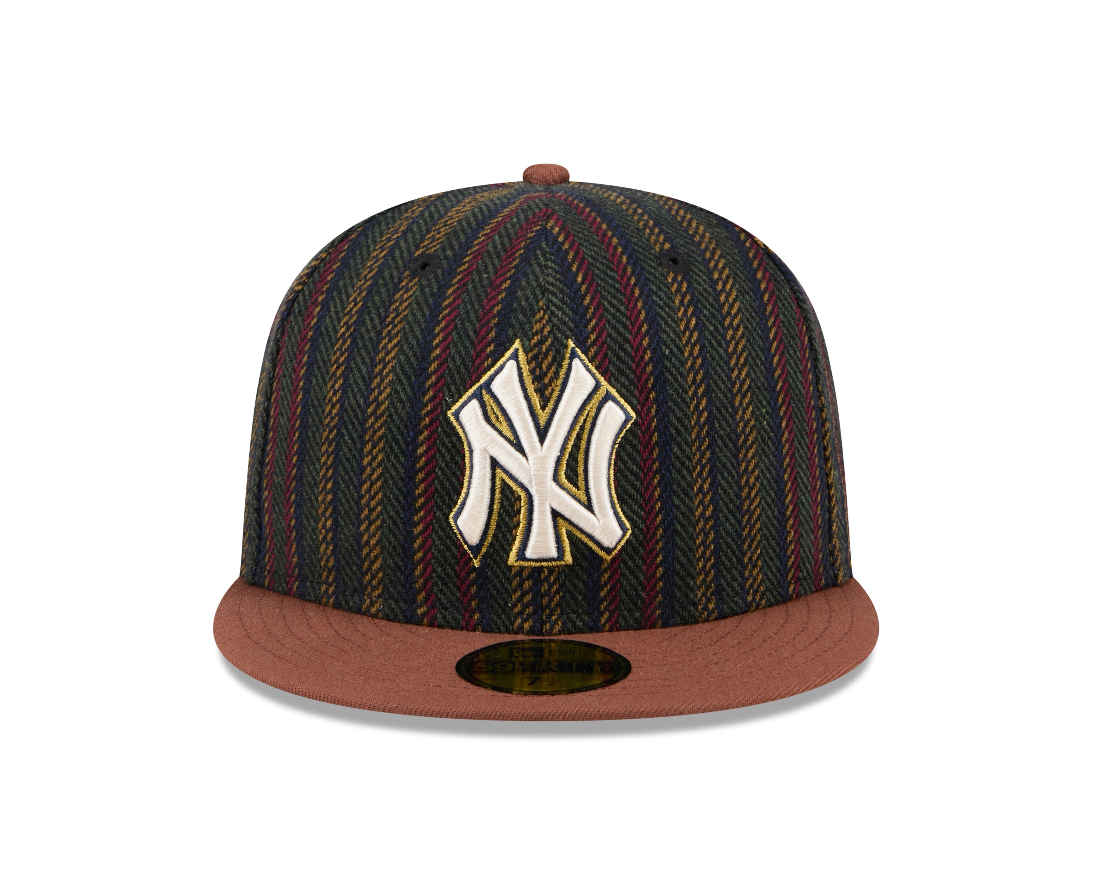 New York Yankees MLB New Era Men's Vintage Herringbone 59Fifty 2000 World Series Fitted Hat
