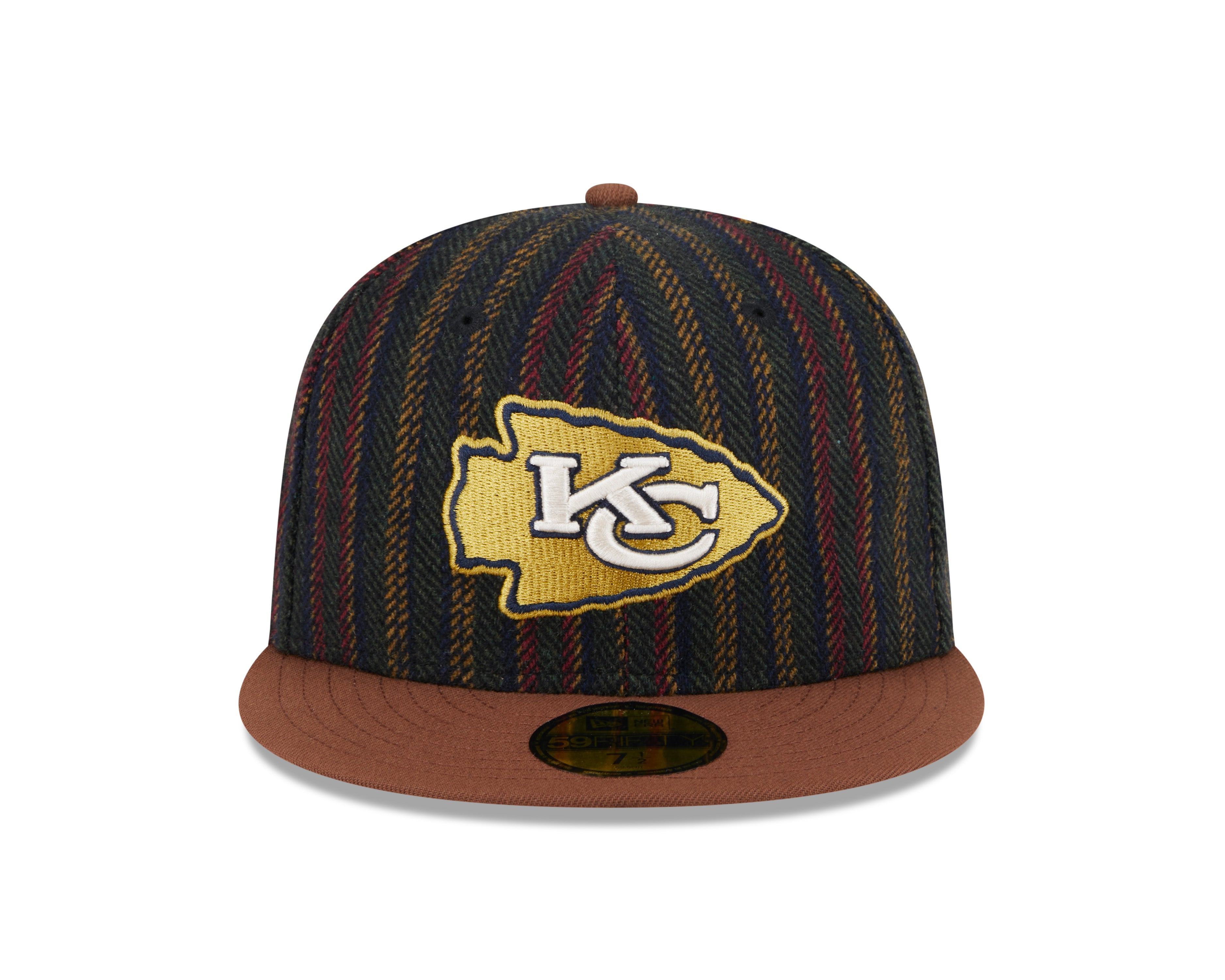 Kansas City Chiefs NFL New Era Men's Vintage Herringbone 59Fifty Super Bowl LIV Fitted Hat