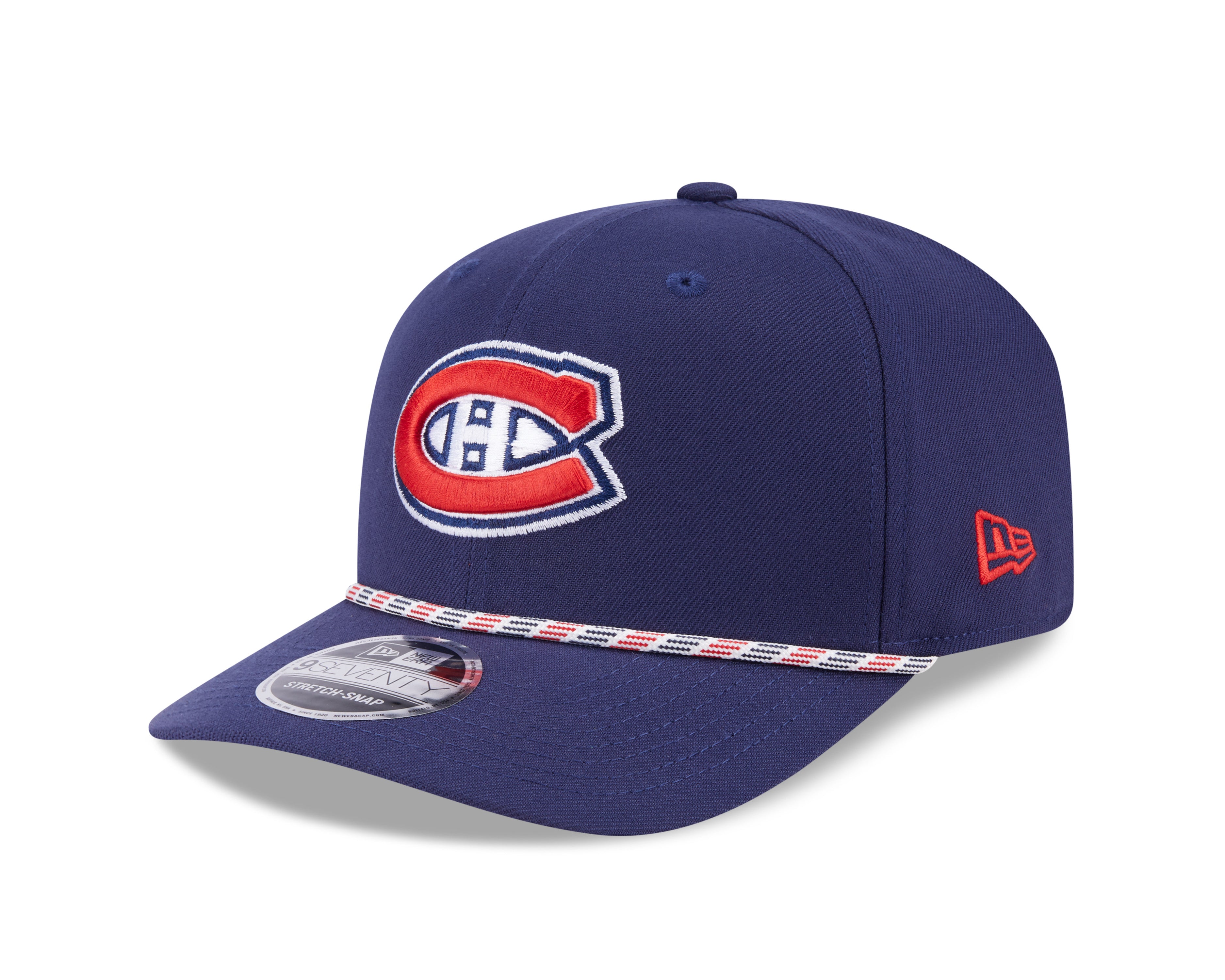Montreal Canadiens NHL New Era Men's Navy 9Seventy Multi-Rope Stretch Snapback Hat