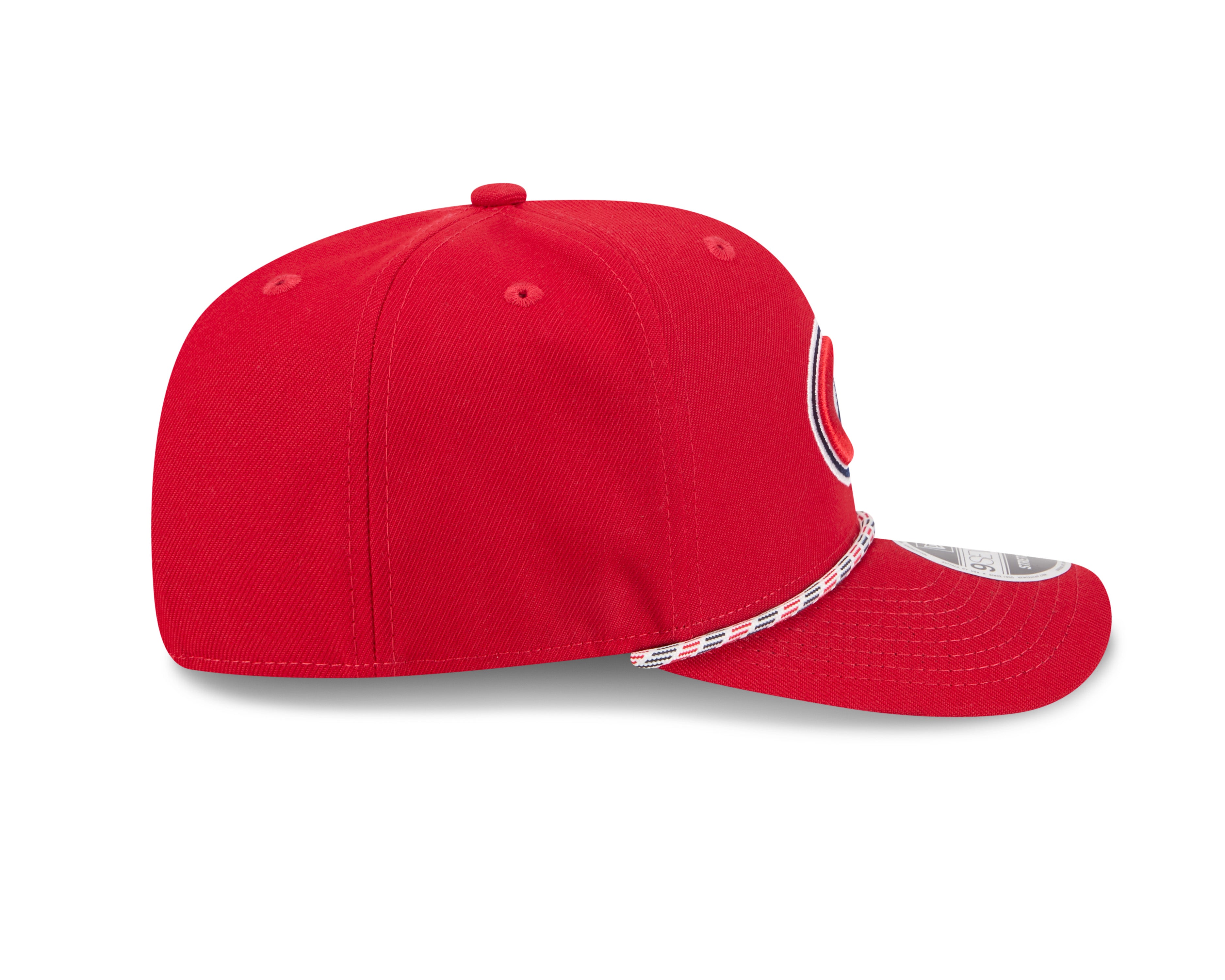Casquette snapback extensible New Era 9Seventy rouge pour homme des Canadiens de Montréal (NHL)