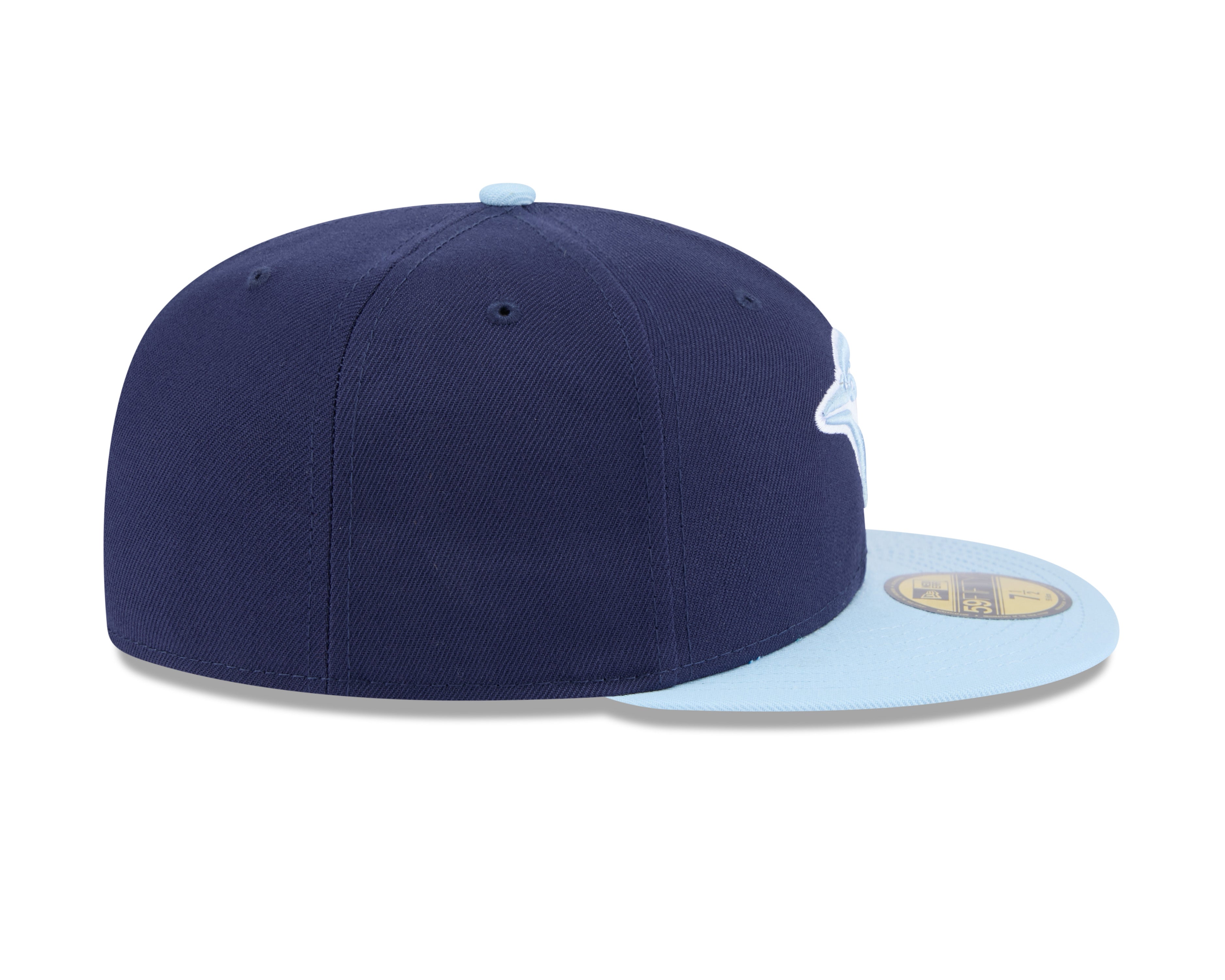 Casquette ajustée MLB 59Fifty bicolore bleu marine pour homme des Toronto Blue Jays de New Era