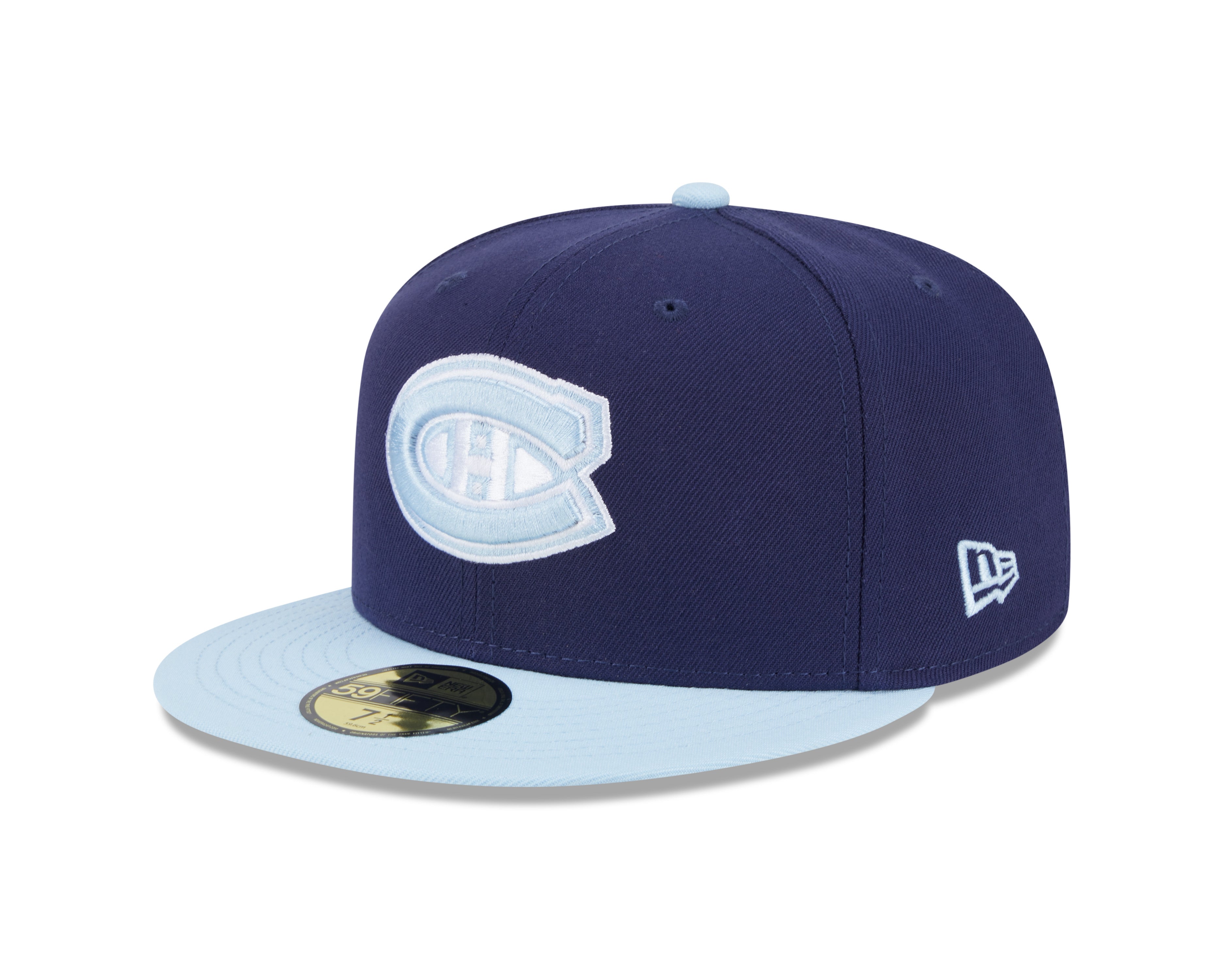Montreal Canadiens NHL New Era Men's Navy 59Fifty Two Tone Color Pack Fitted Hat