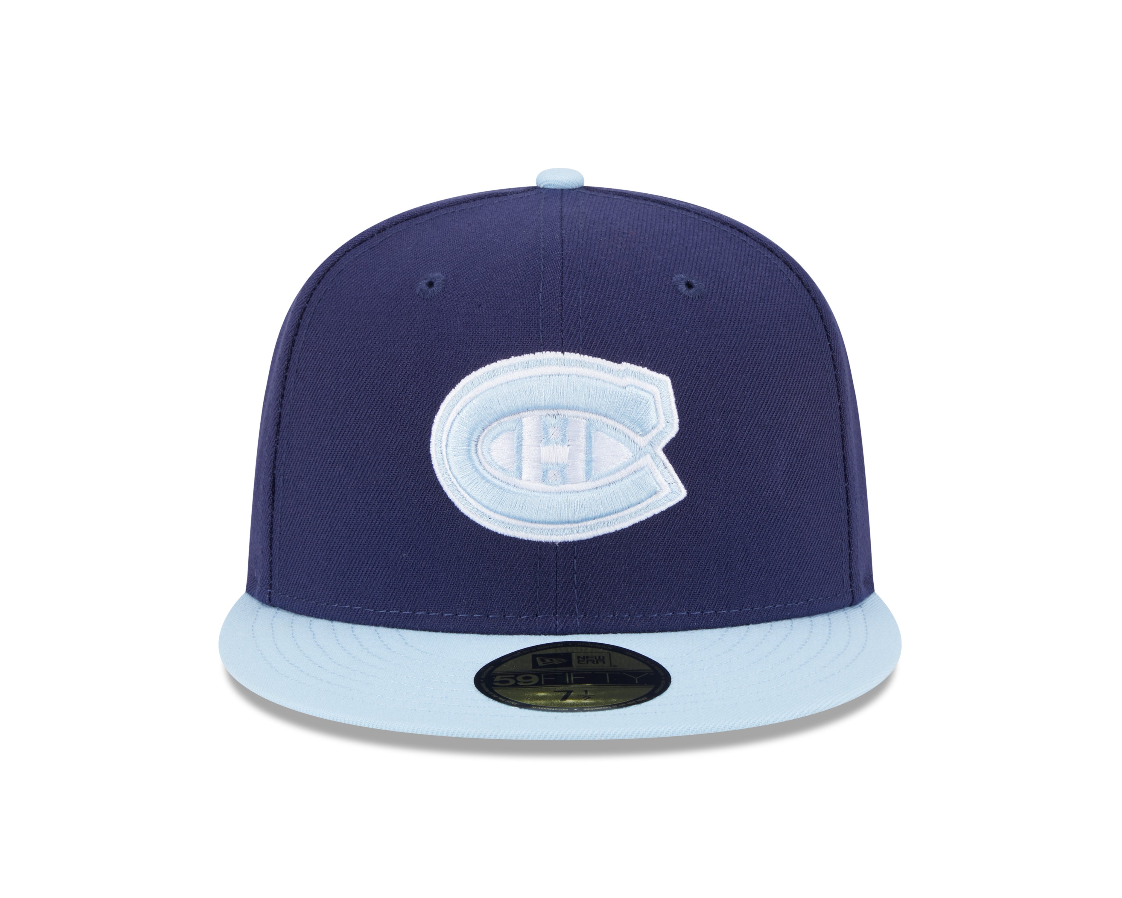Montreal Canadiens NHL New Era Men's Navy 59Fifty Two Tone Color Pack Fitted Hat