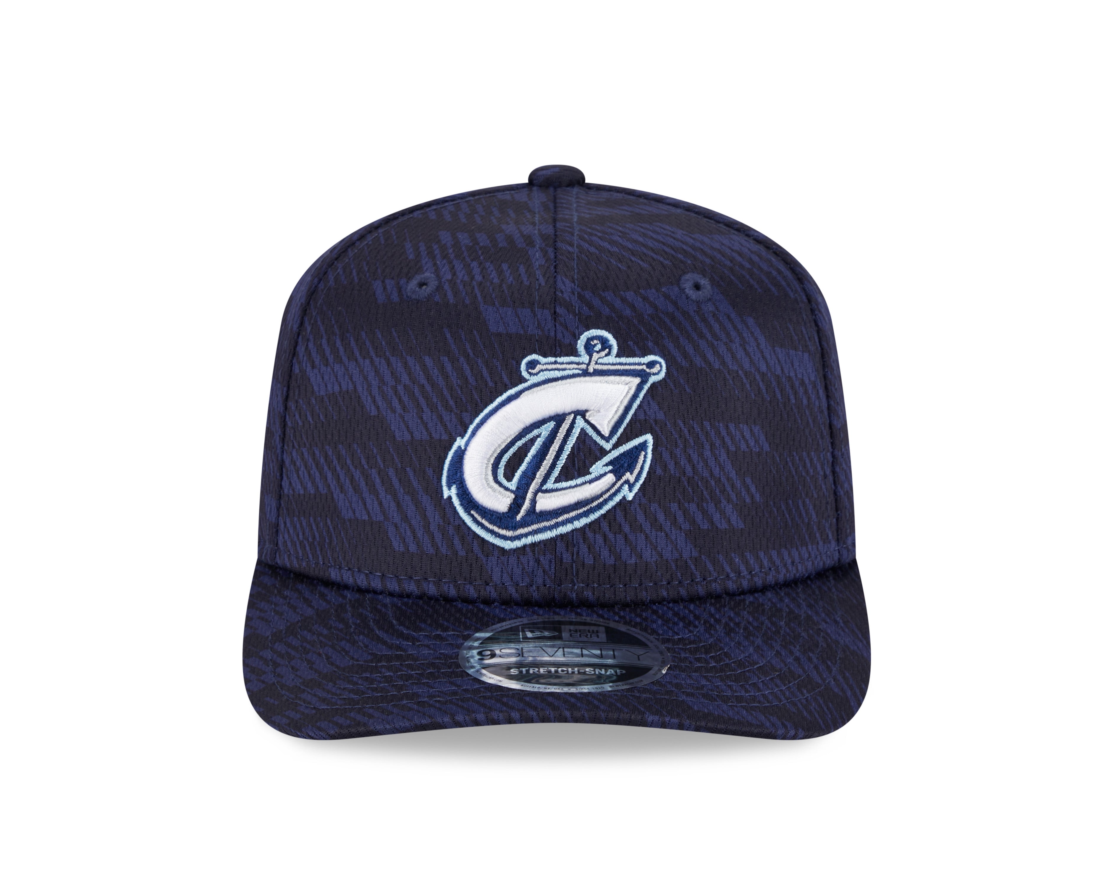 Casquette Snapback Columbus Clippers MiLB New Era pour homme, bleue, 9Seventy 2025, couleur de l'équipe