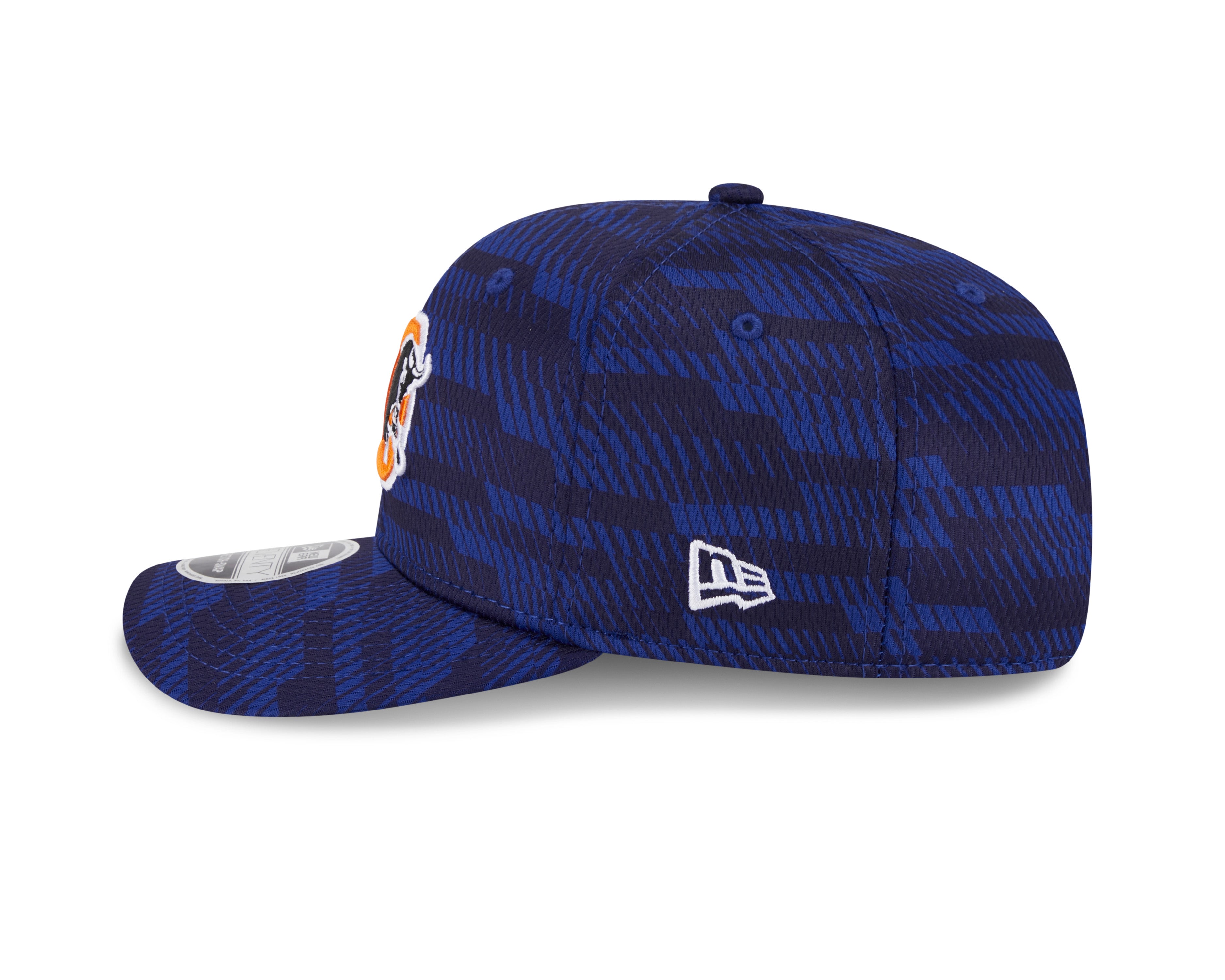 Casquette snapback 9Seventy 2025 de couleur équipe bleue pour homme des Durham Bulls MiLB New Era