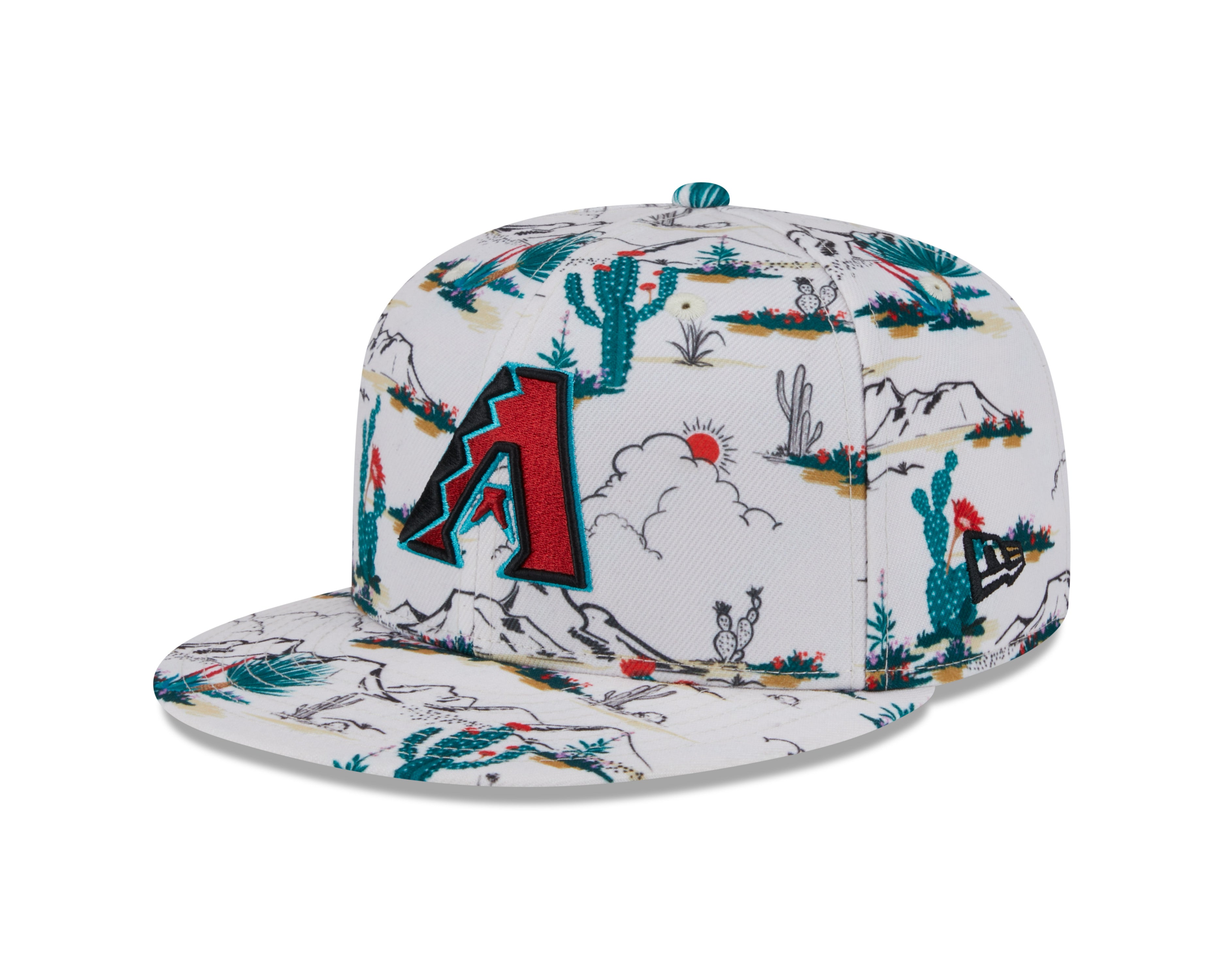 Casquette d'entraînement de printemps 2025 beige New Era Diamondbacks de l'Arizona pour homme MLB 9Fifty