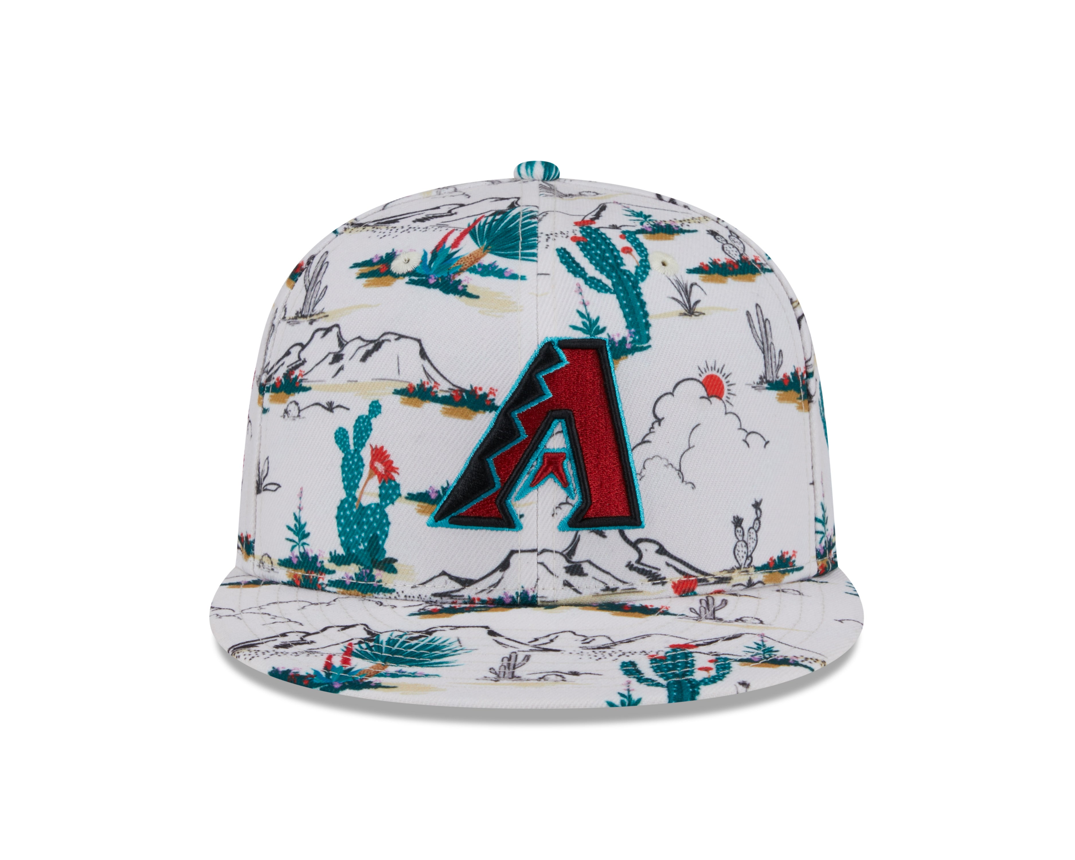 Casquette d'entraînement de printemps 2025 beige New Era Diamondbacks de l'Arizona pour homme MLB 9Fifty