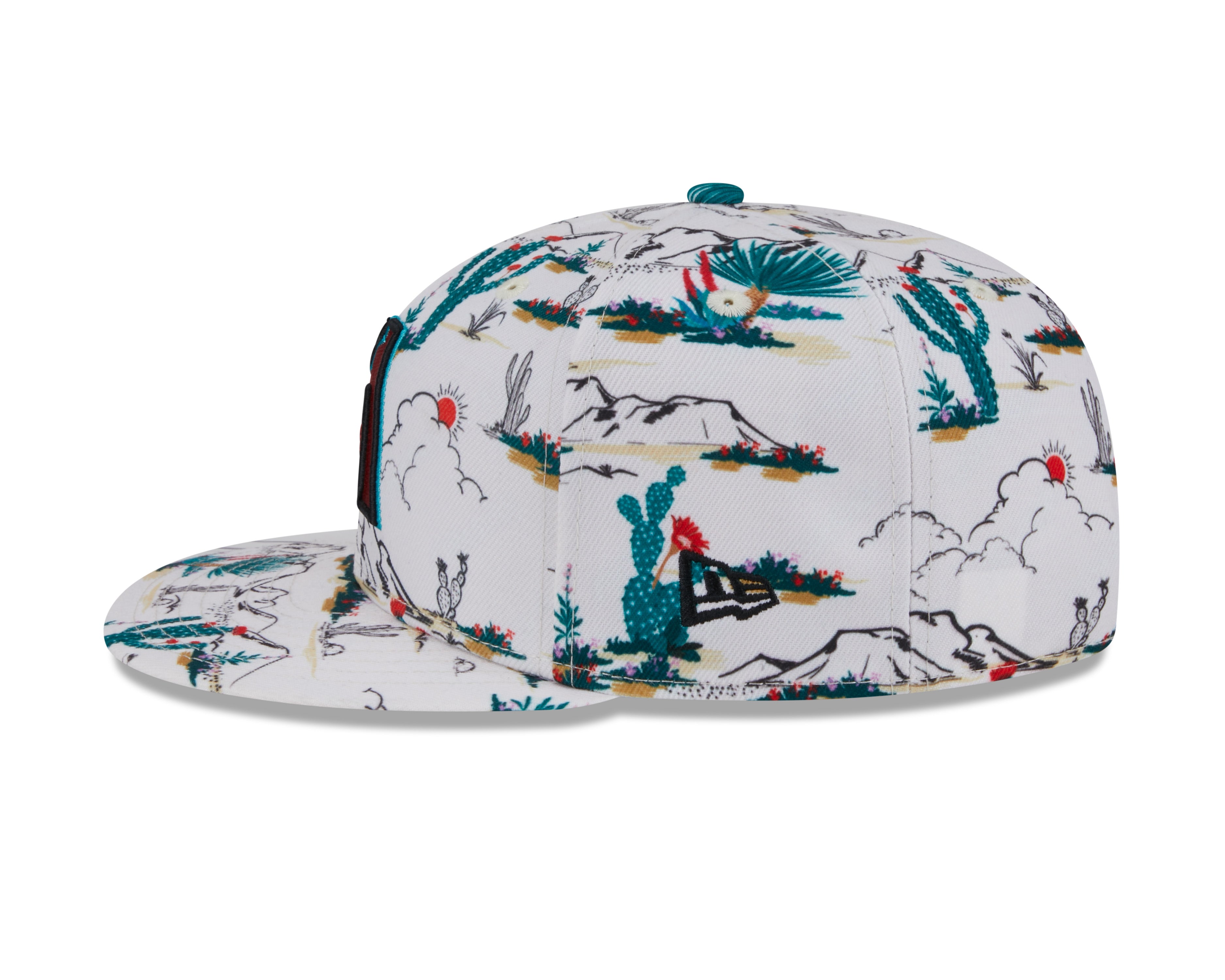 Casquette d'entraînement de printemps 2025 beige New Era Diamondbacks de l'Arizona pour homme MLB 9Fifty