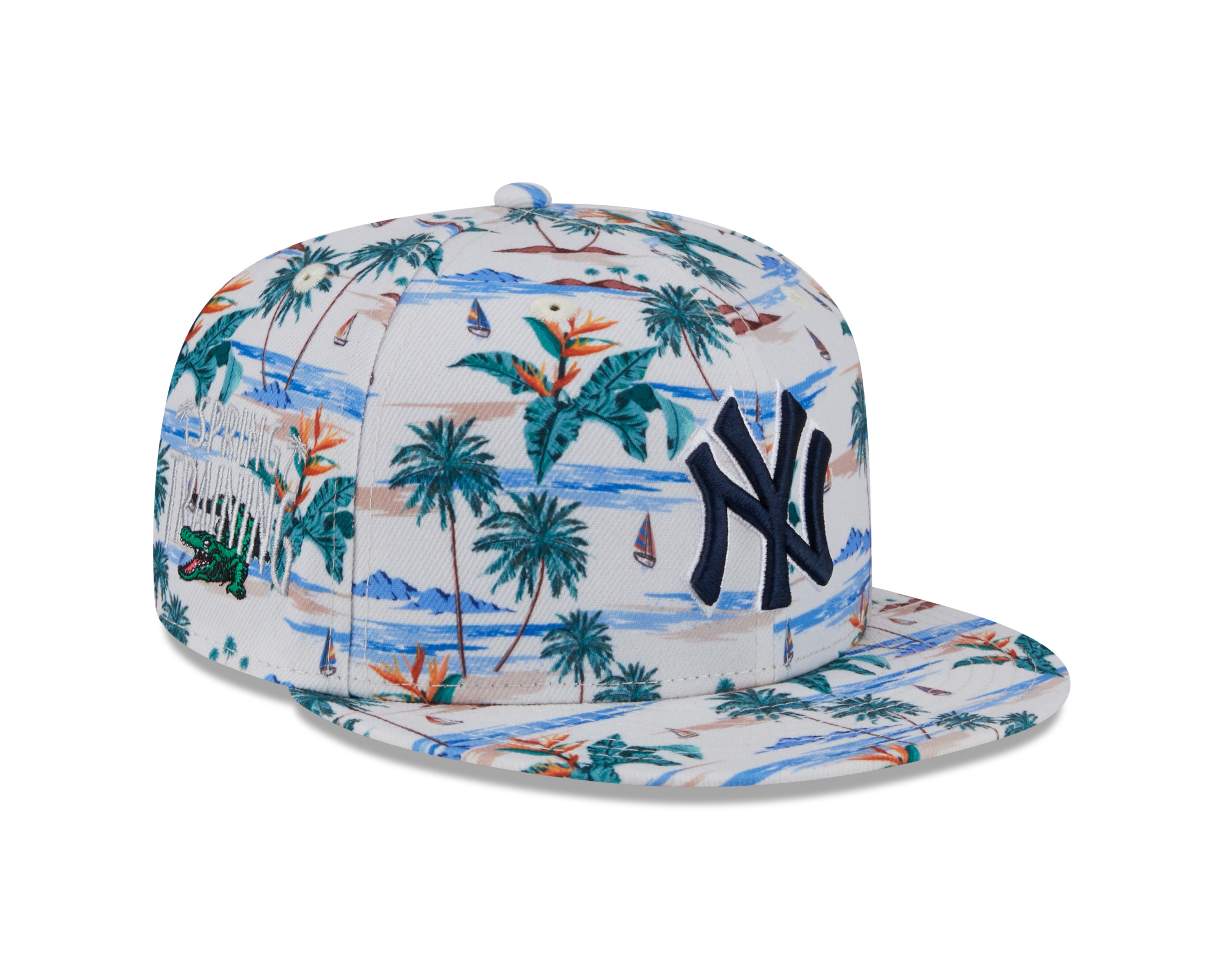 Casquette snapback d'entraînement de printemps 2025 beige New York Yankees MLB New Era pour homme