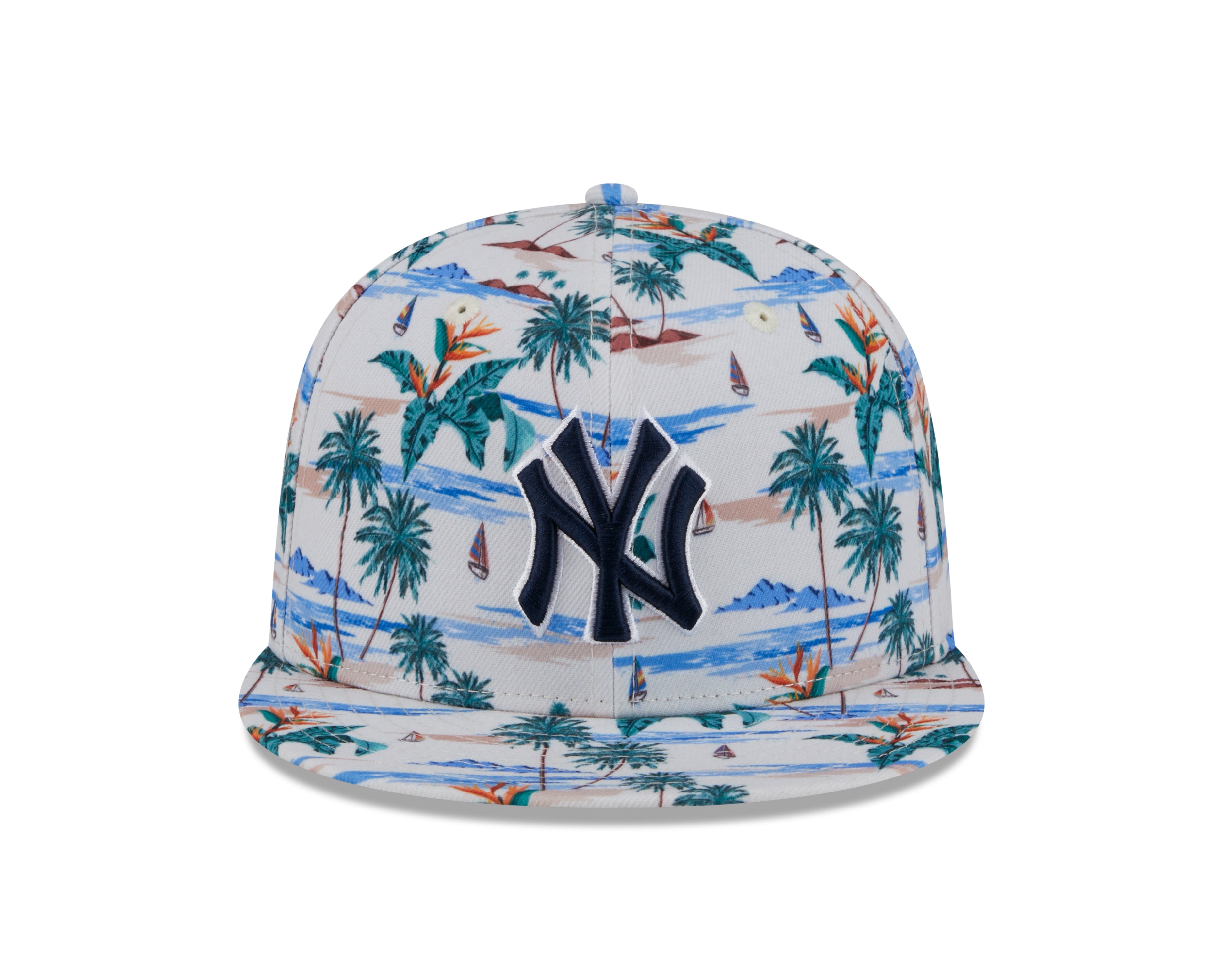 Casquette snapback d'entraînement de printemps 2025 beige New York Yankees MLB New Era pour homme