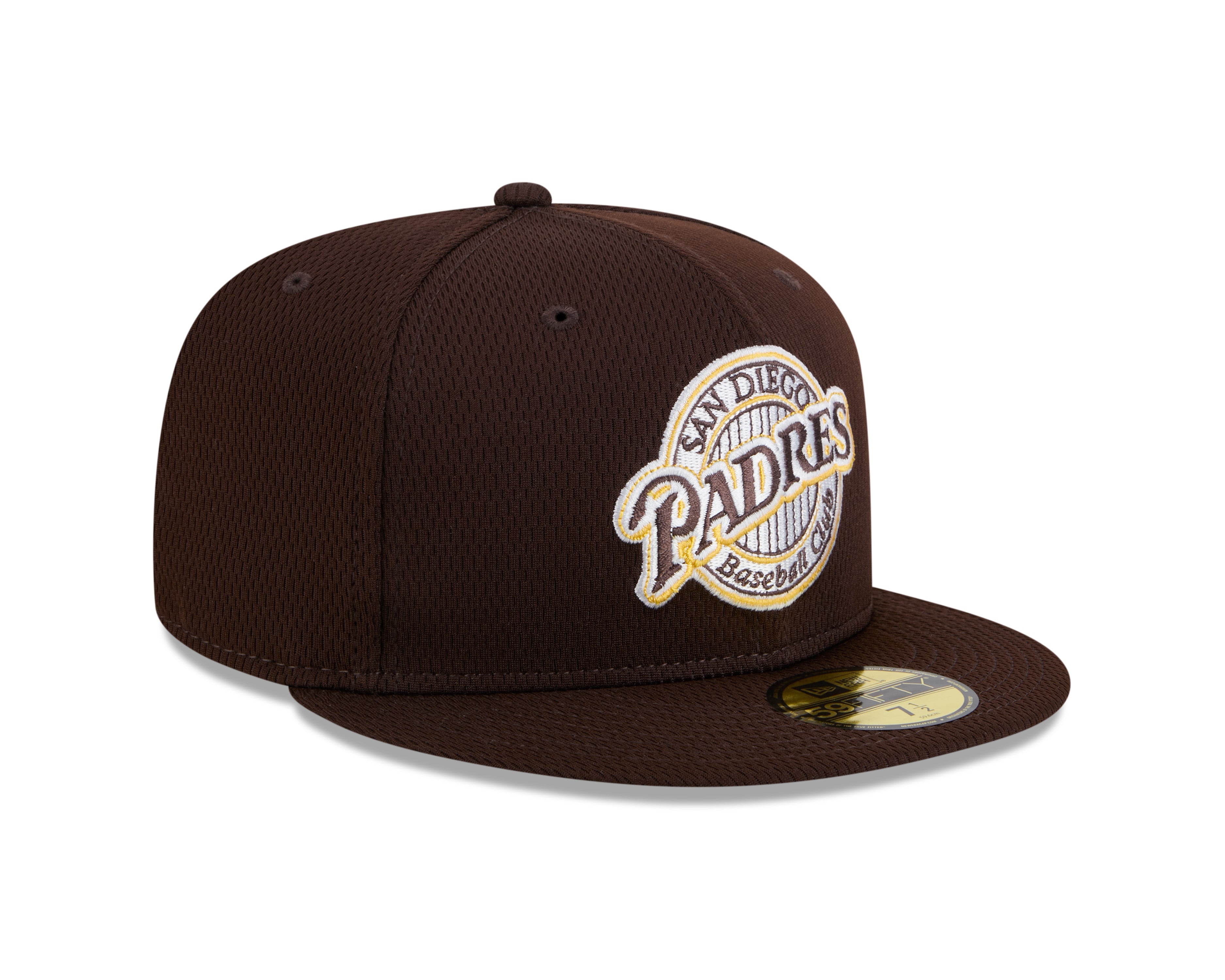 San Diego Padres MLB New Era Men's Brown 59Fifty Alternate Logo Fitted Hat