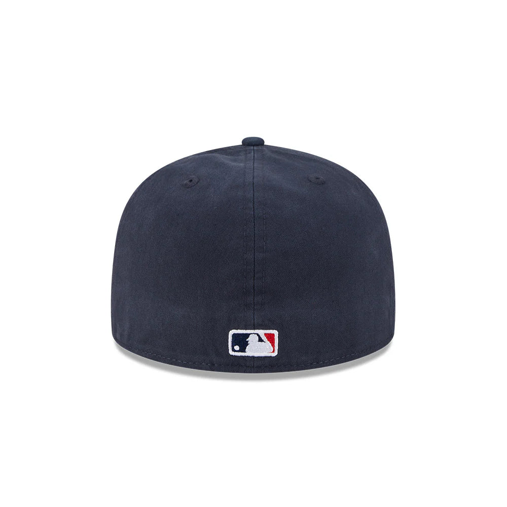 Boston Red Sox MLB New Era Men's Dark Blue 59Fifty A-Frame Championship Side Flag