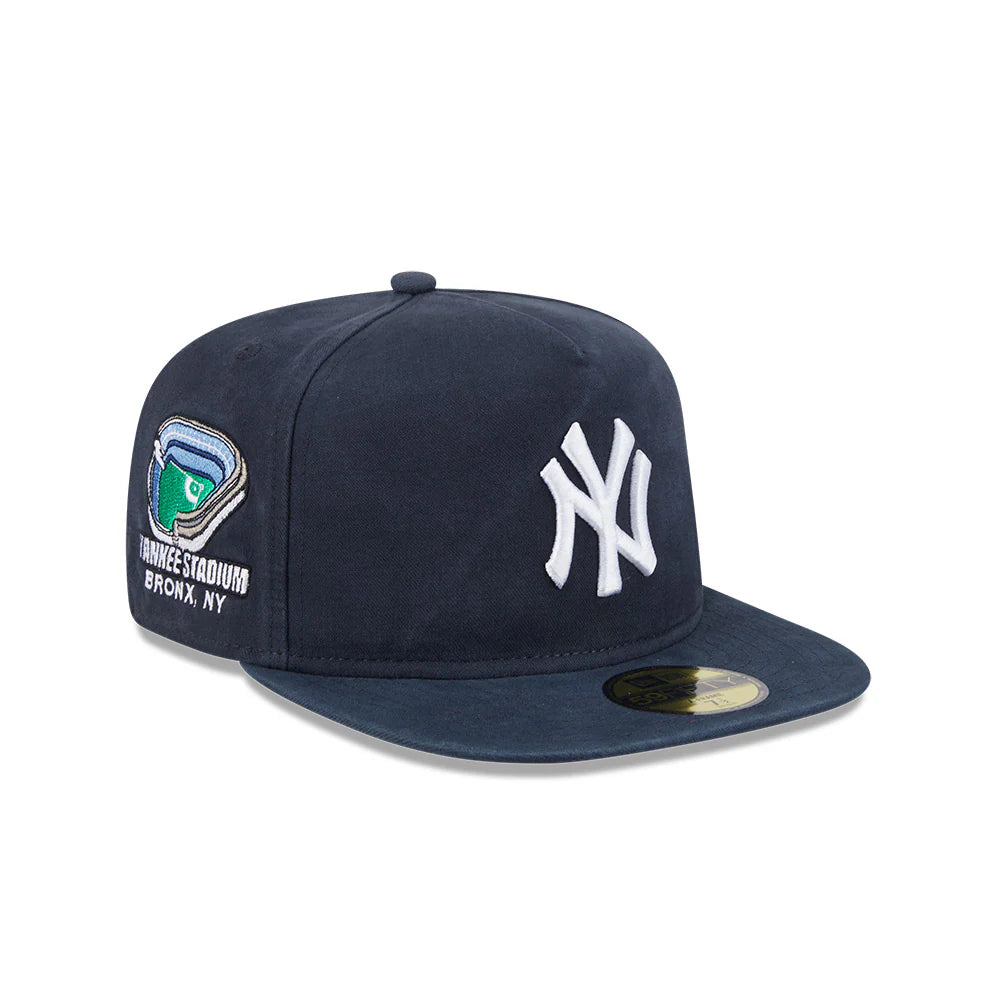 New York Yankees MLB New Era Men's Dark Blue 59Fifty A-Frame Championship Side Flag