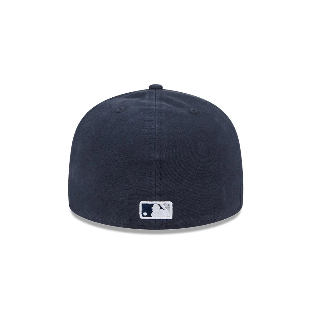 New York Yankees MLB New Era Men's Dark Blue 59Fifty A-Frame Championship Side Flag