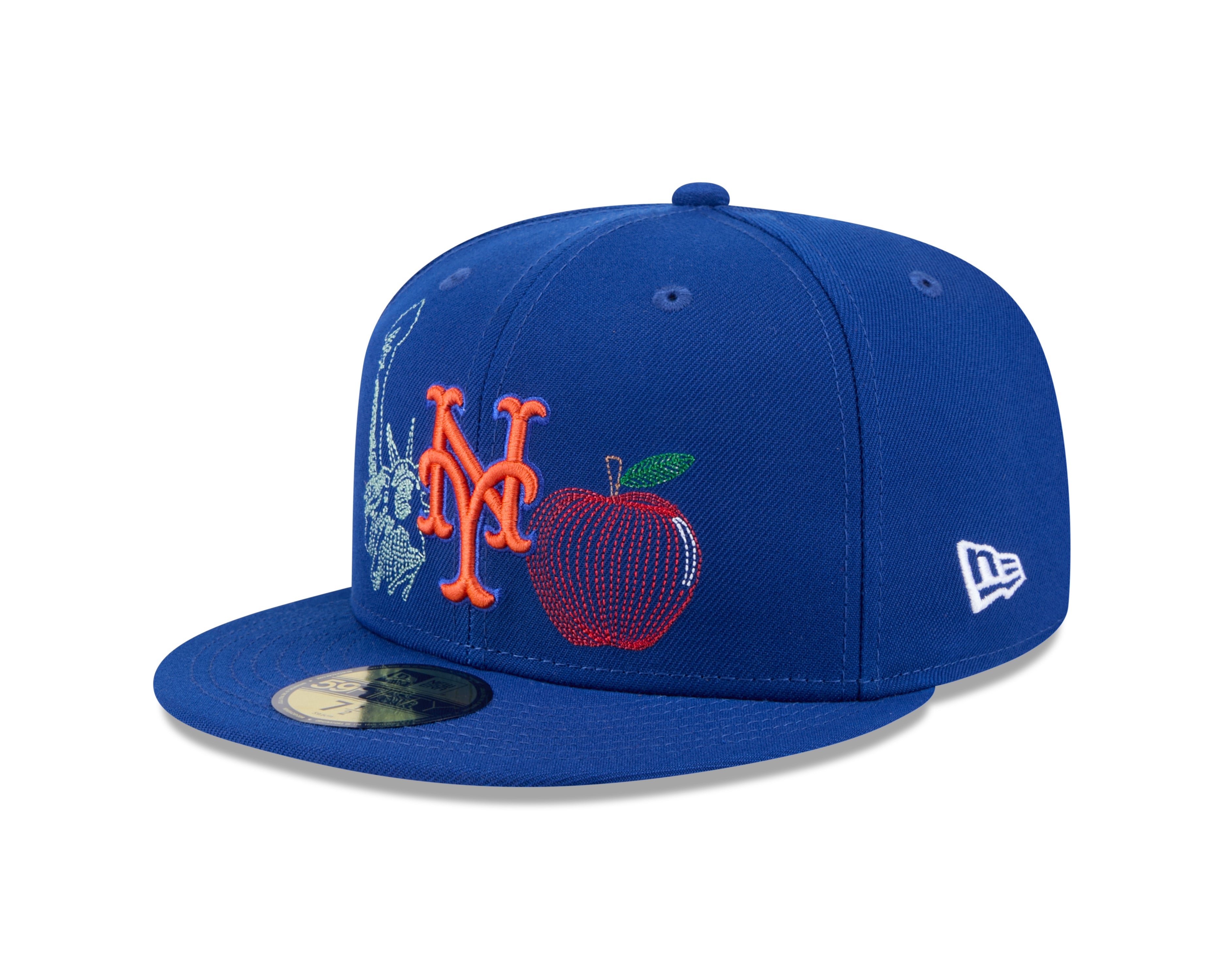 Casquette ajustée New York Mets MLB New Era bleu royal 59Fifty State Stitch pour homme