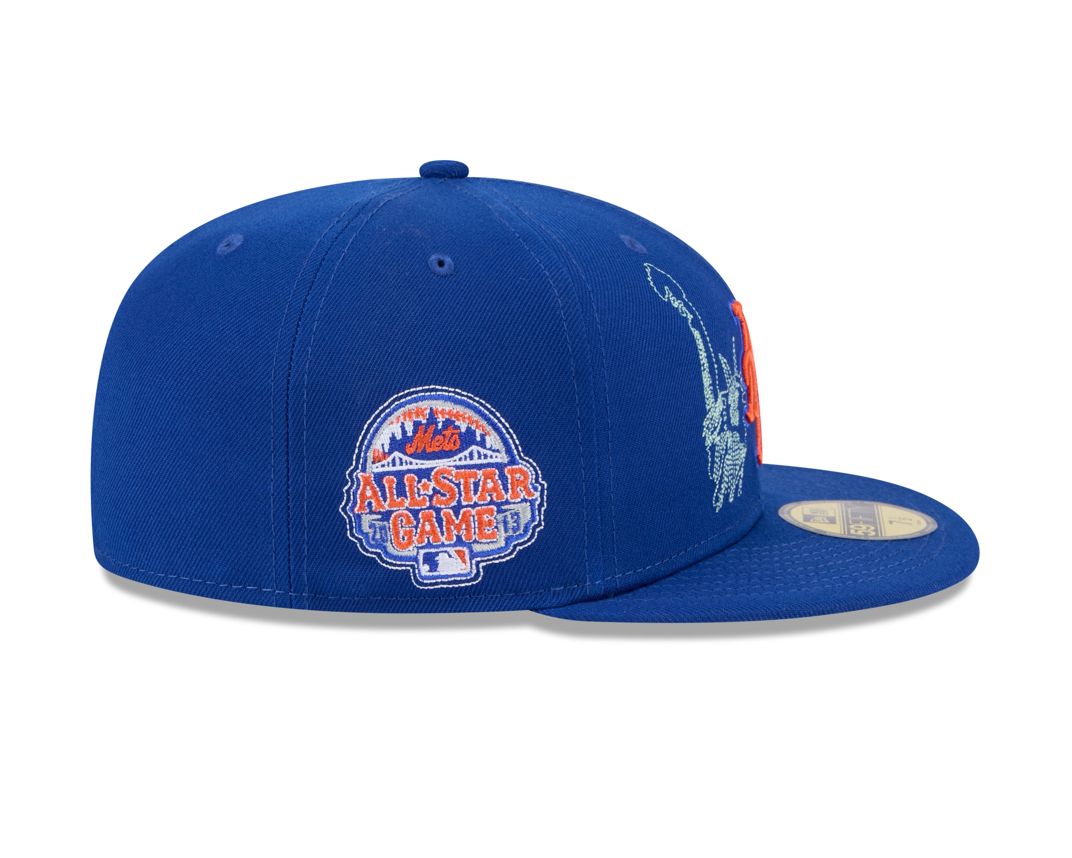 Casquette ajustée New York Mets MLB New Era bleu royal 59Fifty State Stitch pour homme
