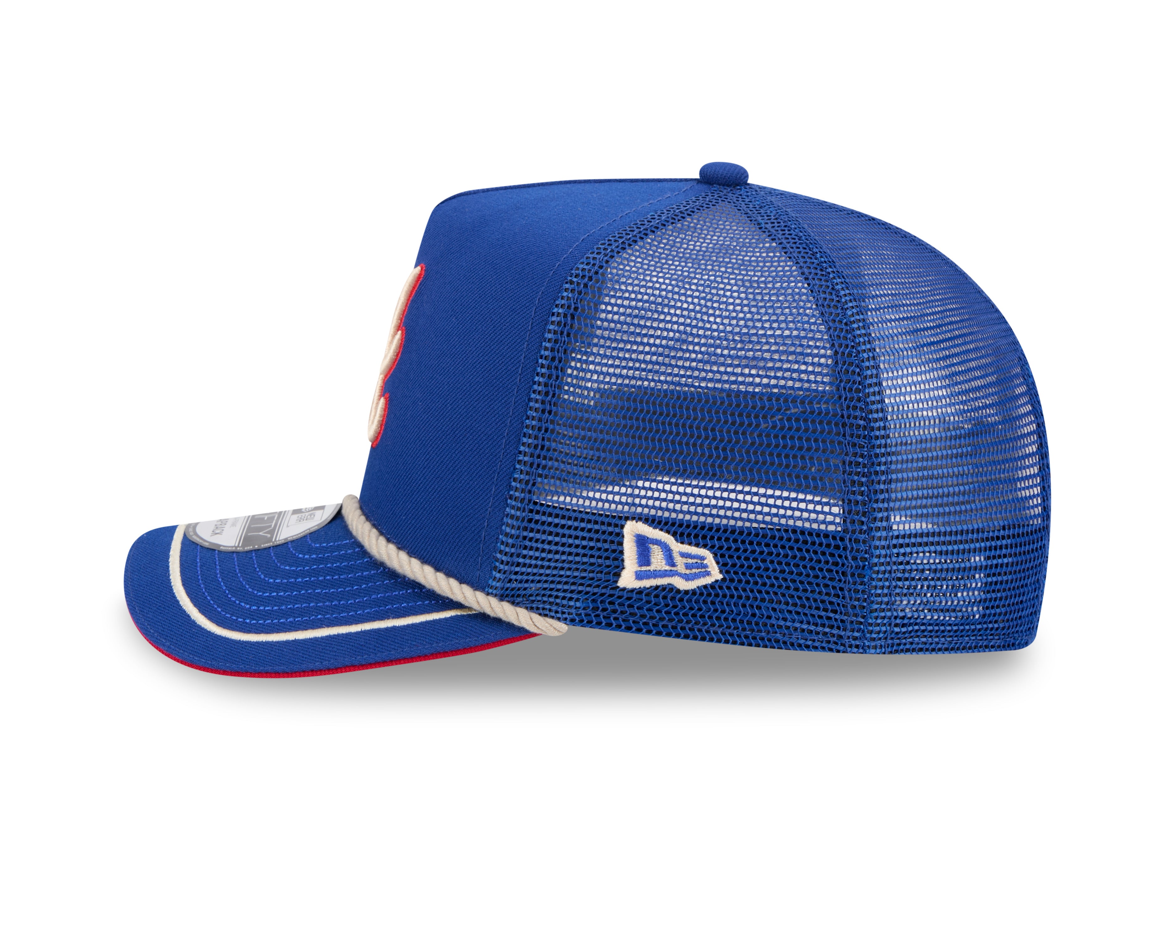 Atlanta Braves MLB New Era Men's Royal Blue 9Fifty A-Frame Vintage Rope Snapback