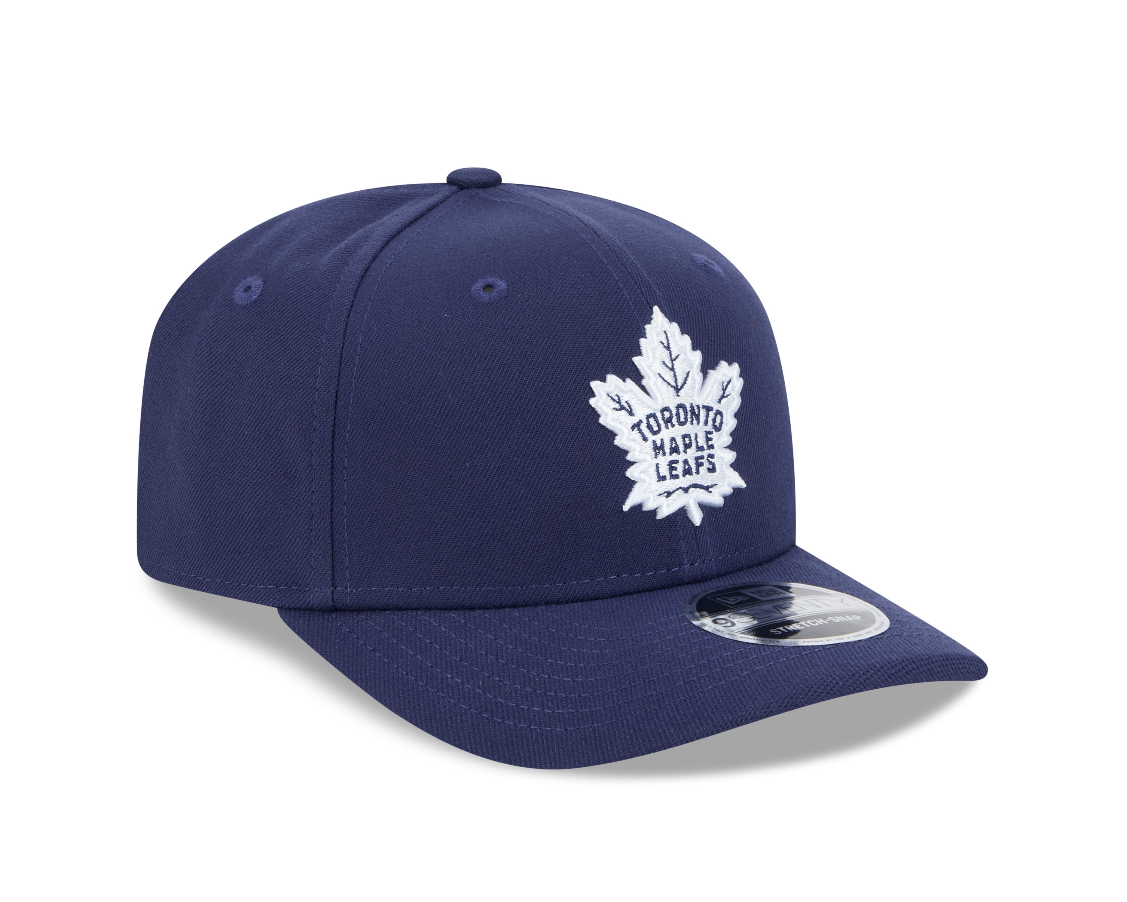 Casquette Snapback 9Seventy de couleur d'équipe bleu marine des Maple Leafs de Toronto NHL New Era pour homme