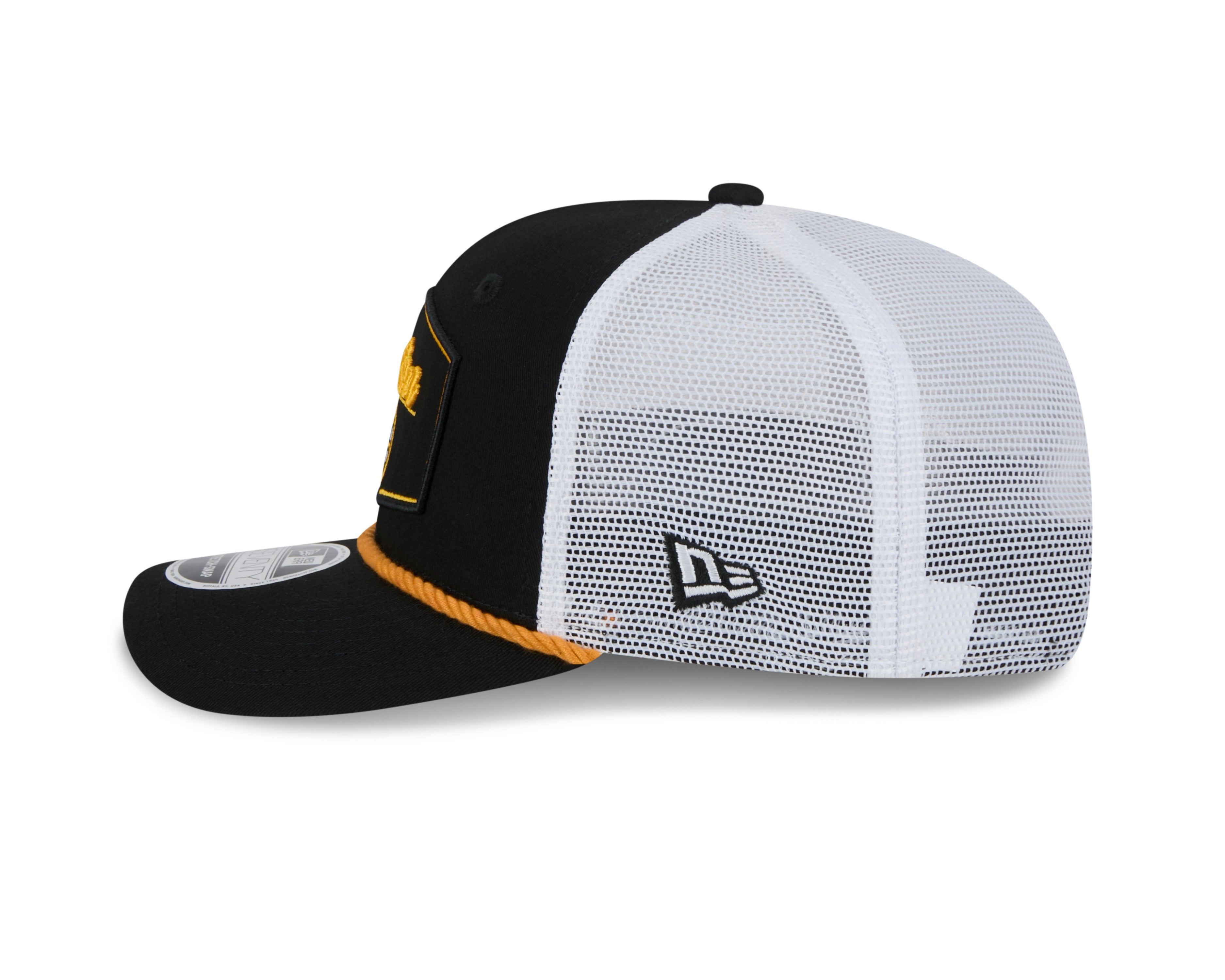 Casquette Snapback 9Seventy Cord noire pour homme des Bruins de Boston de la LNH de New Era