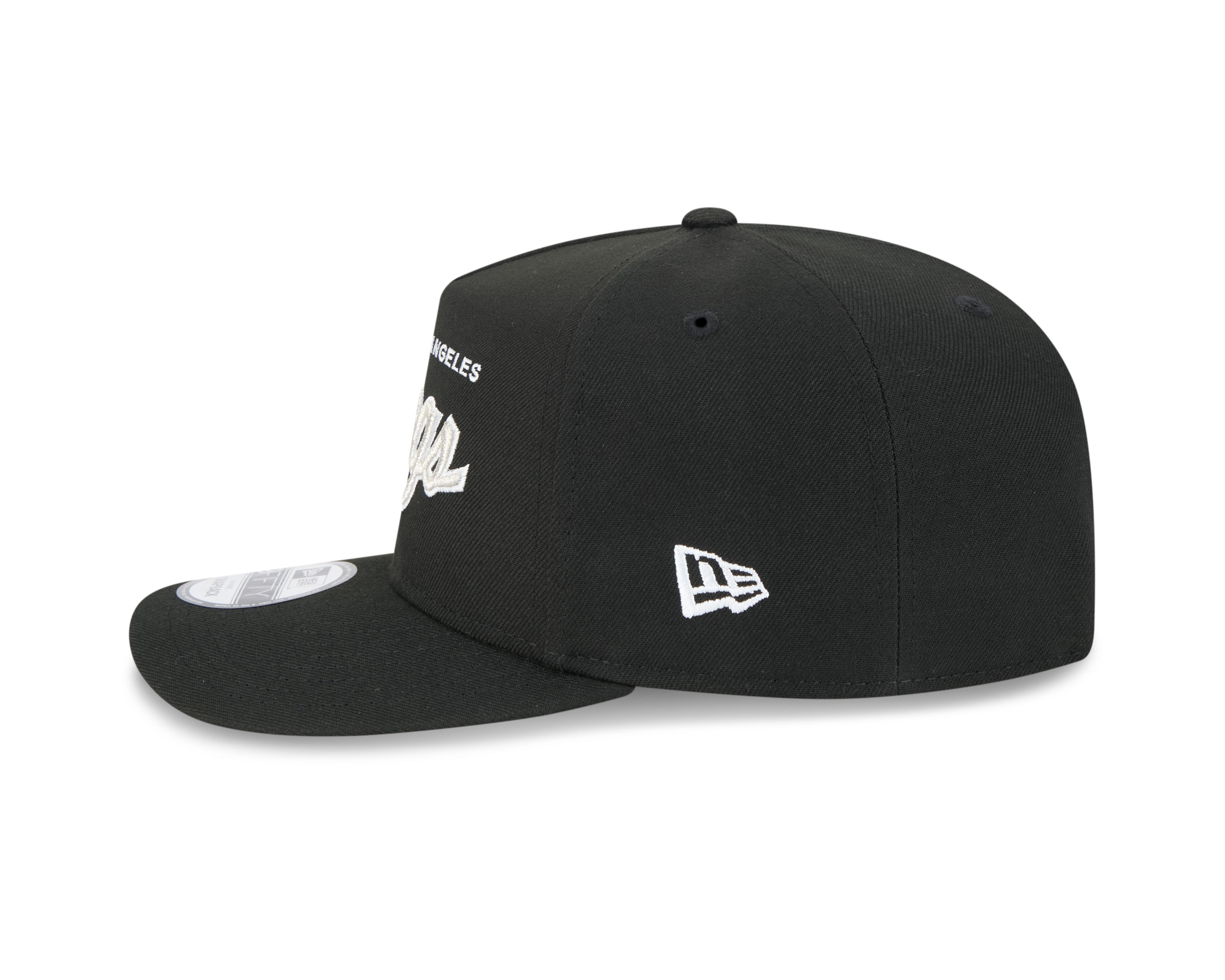 Los Angeles Kings NHL New Era Men's Black 9FIfty Script A-Frame Snapback