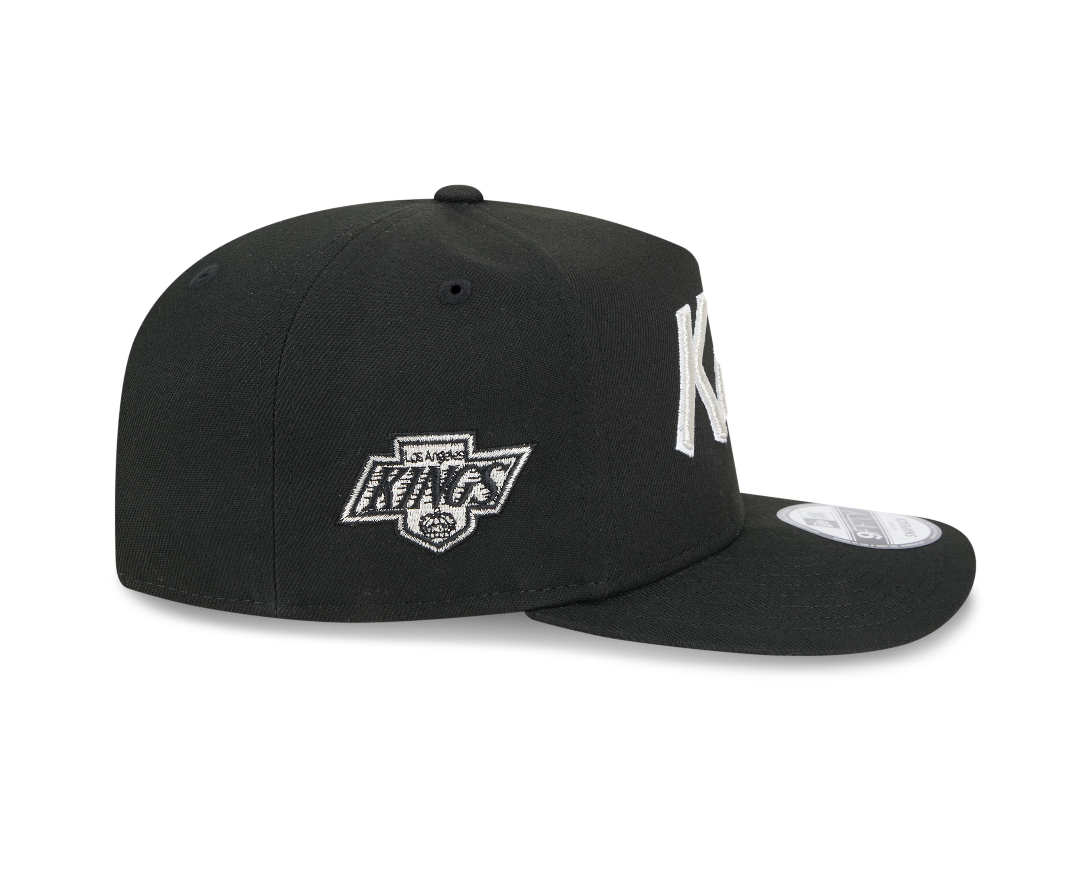 Los Angeles Kings NHL New Era Men's Black 9FIfty Script A-Frame Snapback
