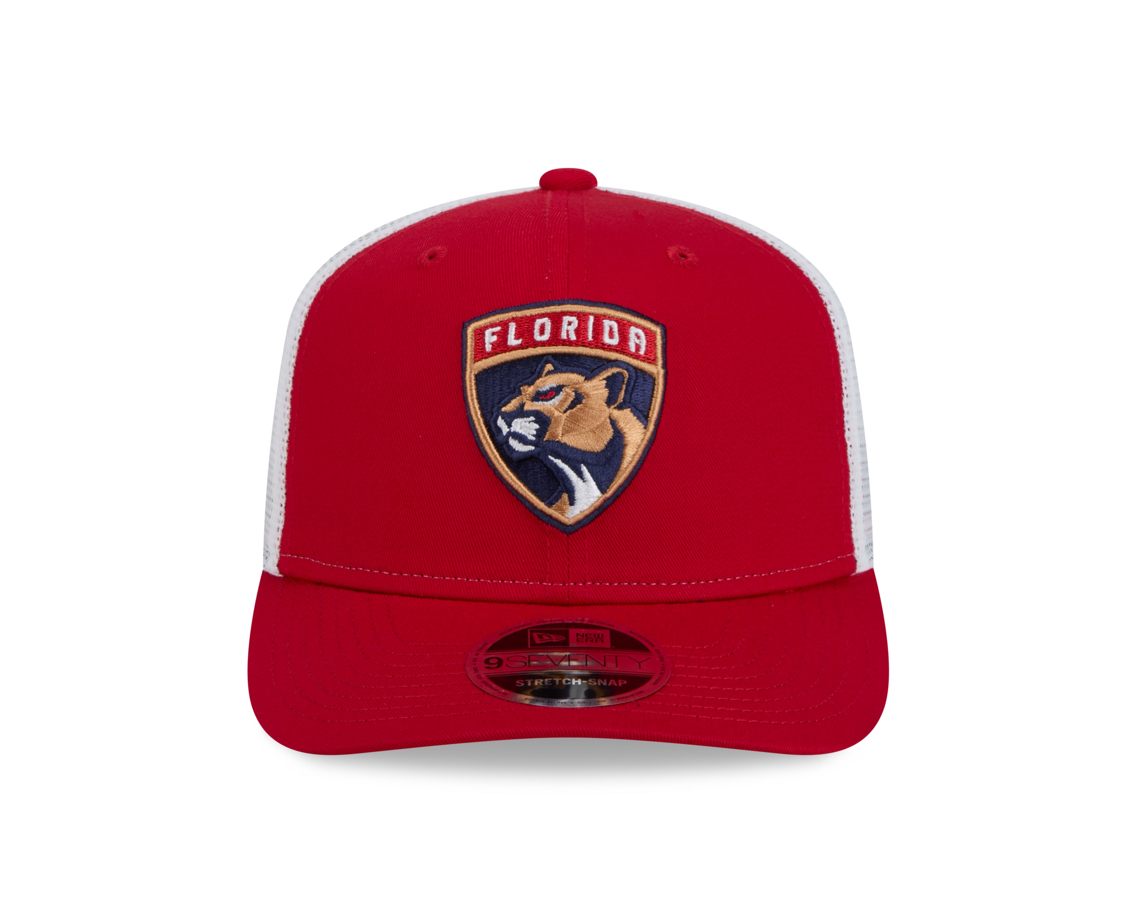 Casquette snapback rouge 9Seventy Trucker des Panthers de la Floride de la LNH pour homme de New Era