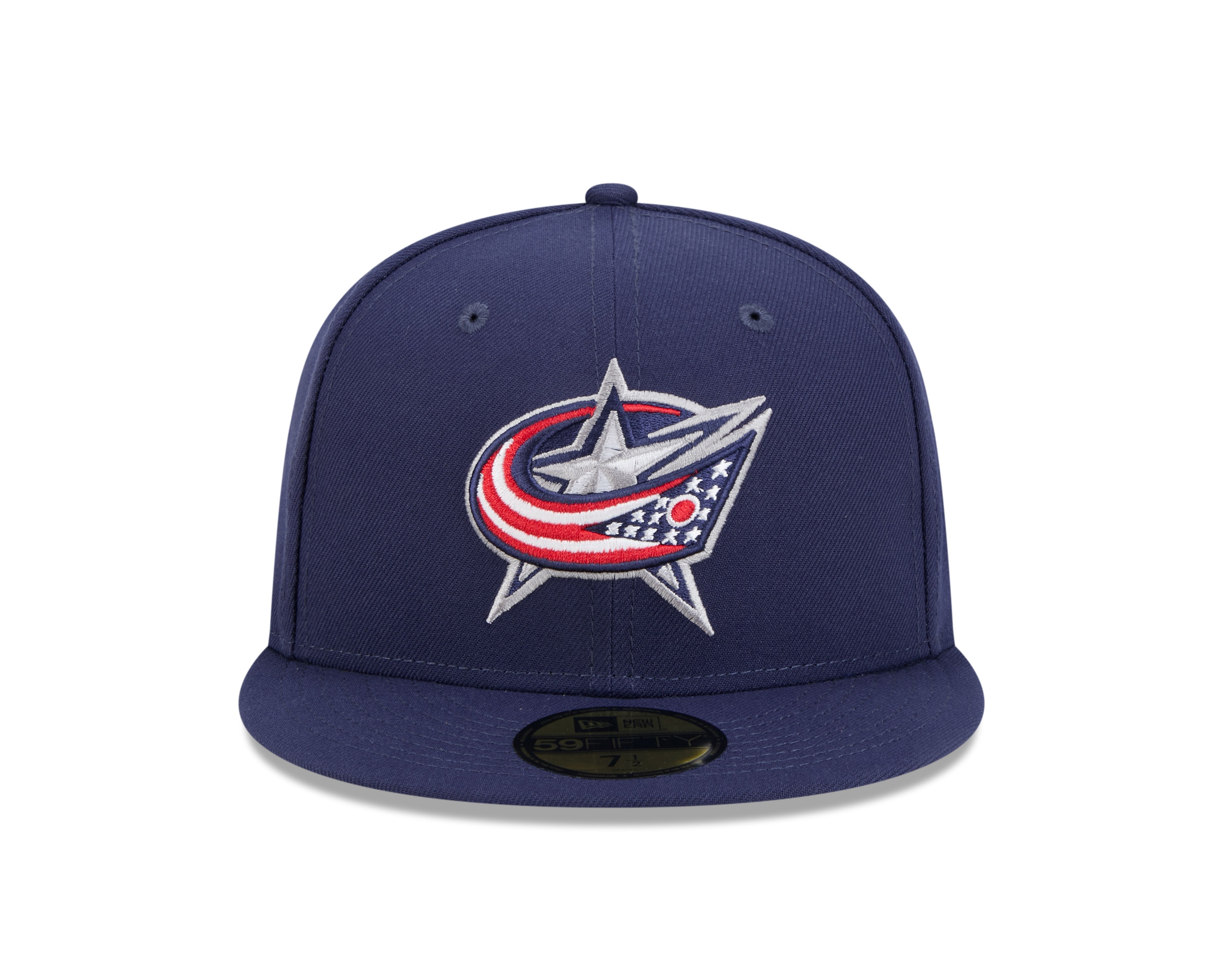 Casquette ajustée 59Fifty Core bleu marine pour homme des Columbus Blue Jackets de la LNH de New Era