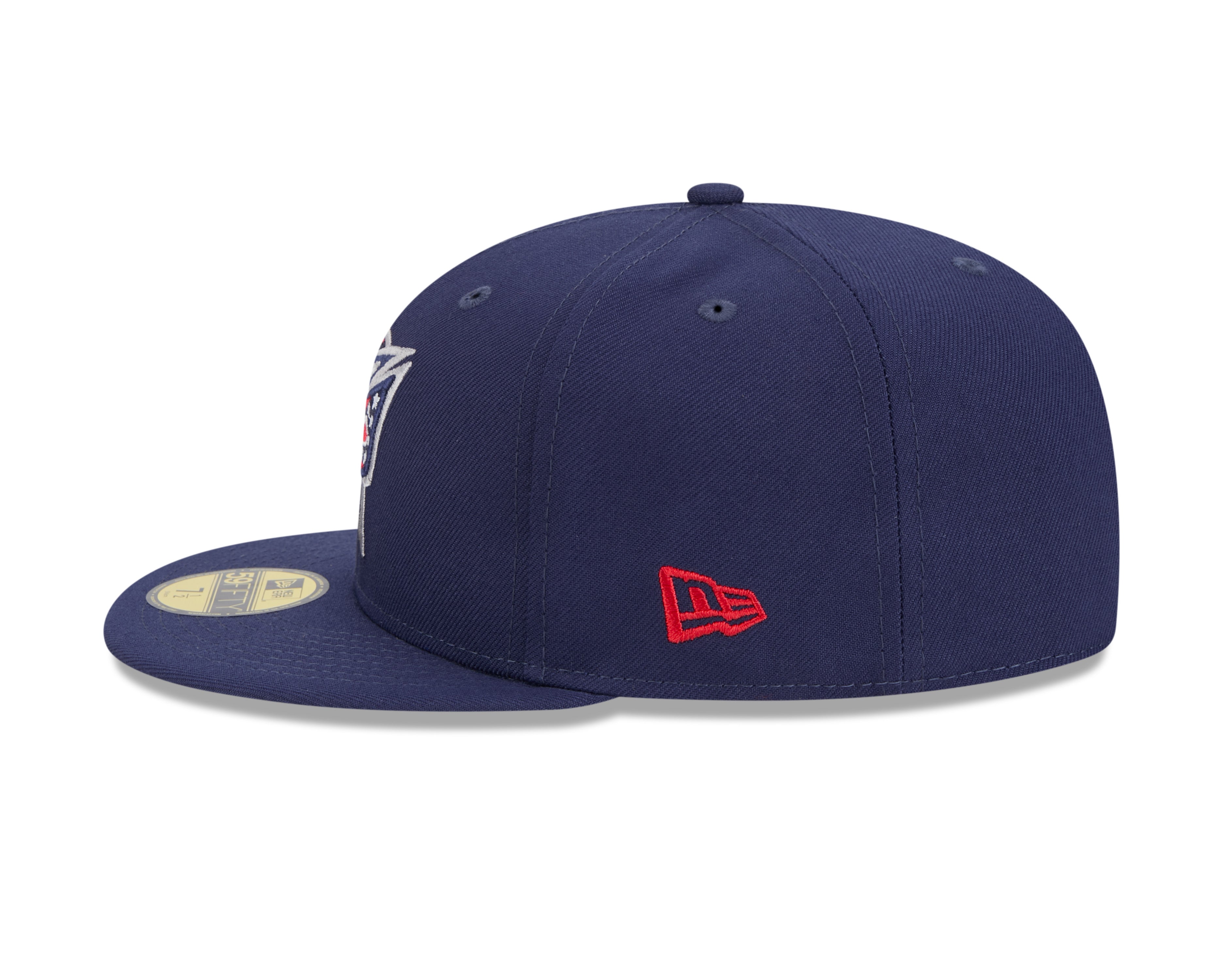 Casquette ajustée 59Fifty Core bleu marine pour homme des Columbus Blue Jackets de la LNH de New Era