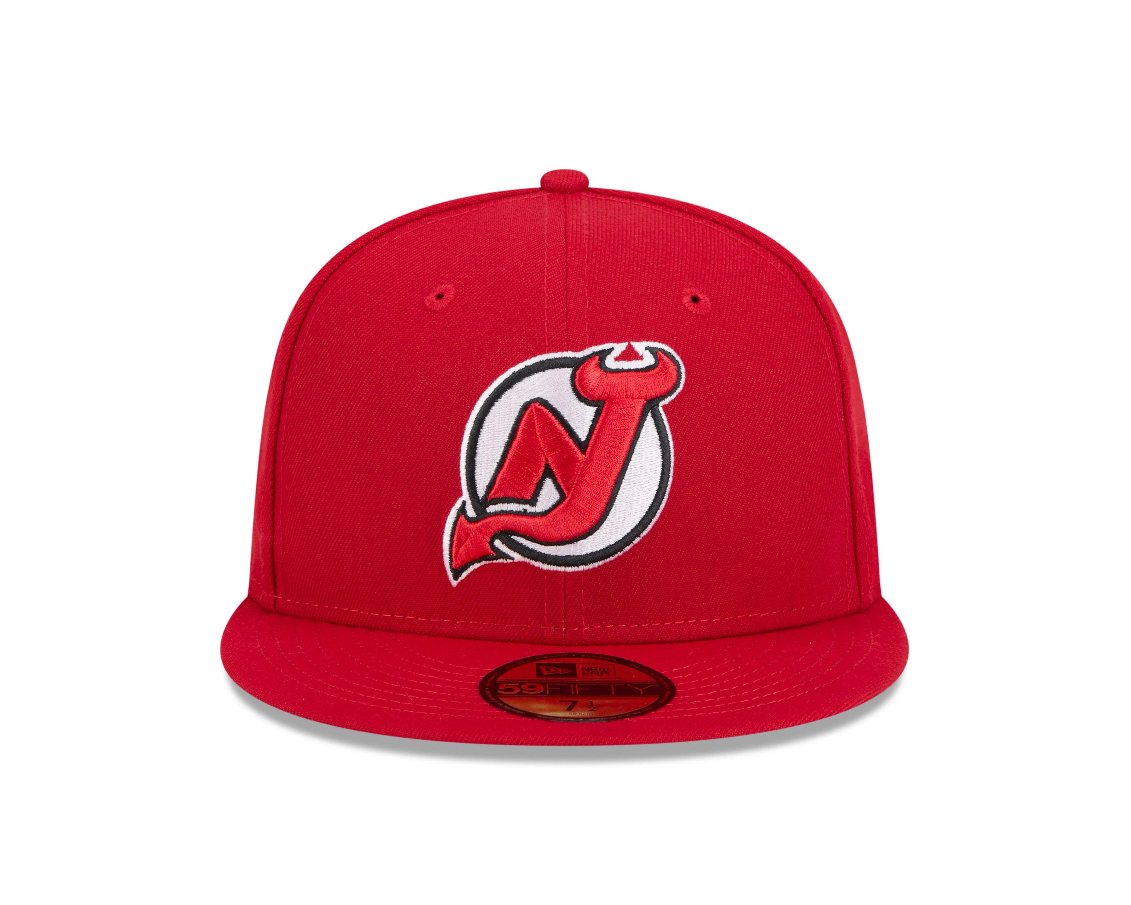 New Jersey Devils NHL New Era Men's Red 59Fifty Core Fitted Hat