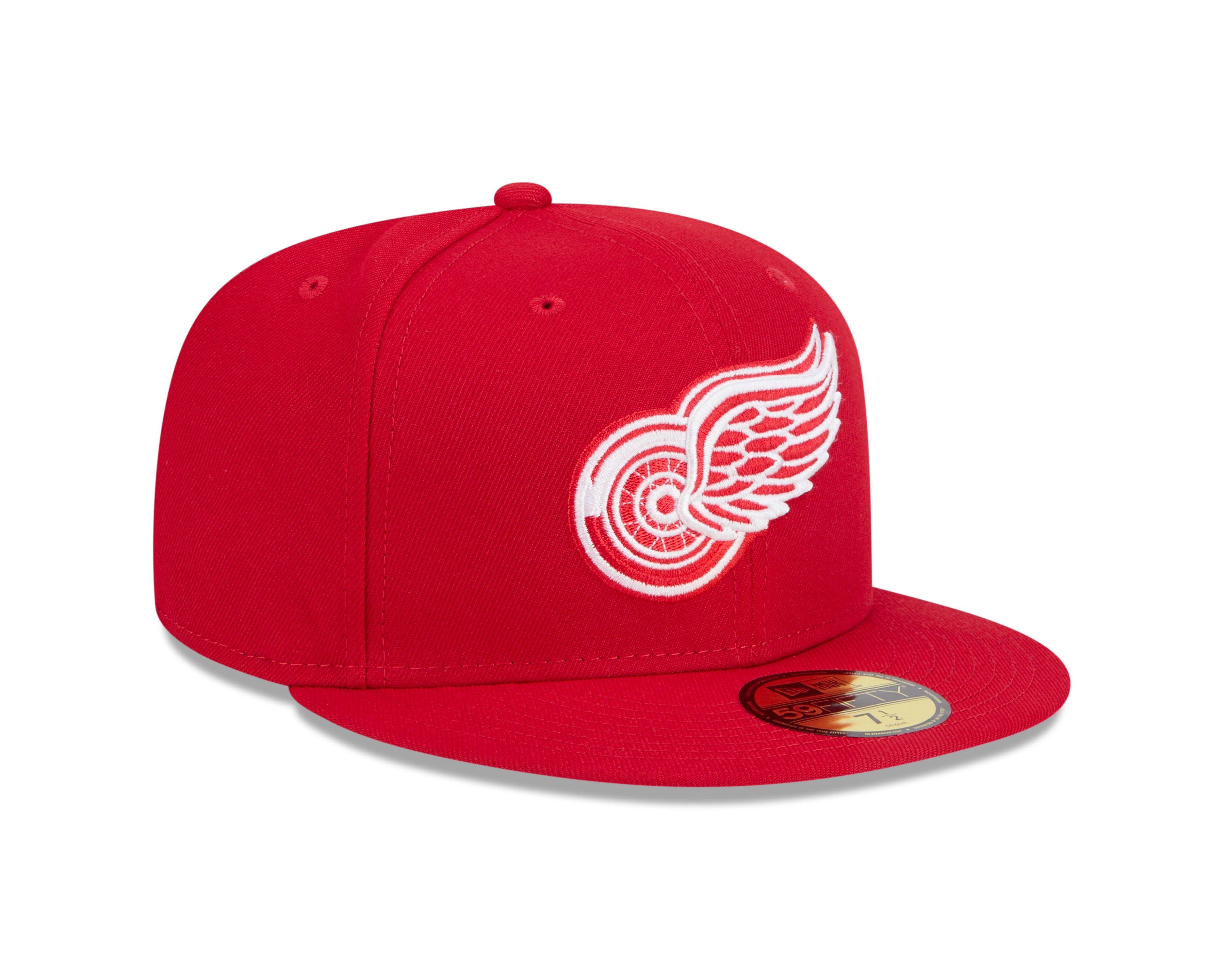 Casquette ajustée 59Fifty Core rouge pour homme des Red Wings de Détroit de la LNH de New Era