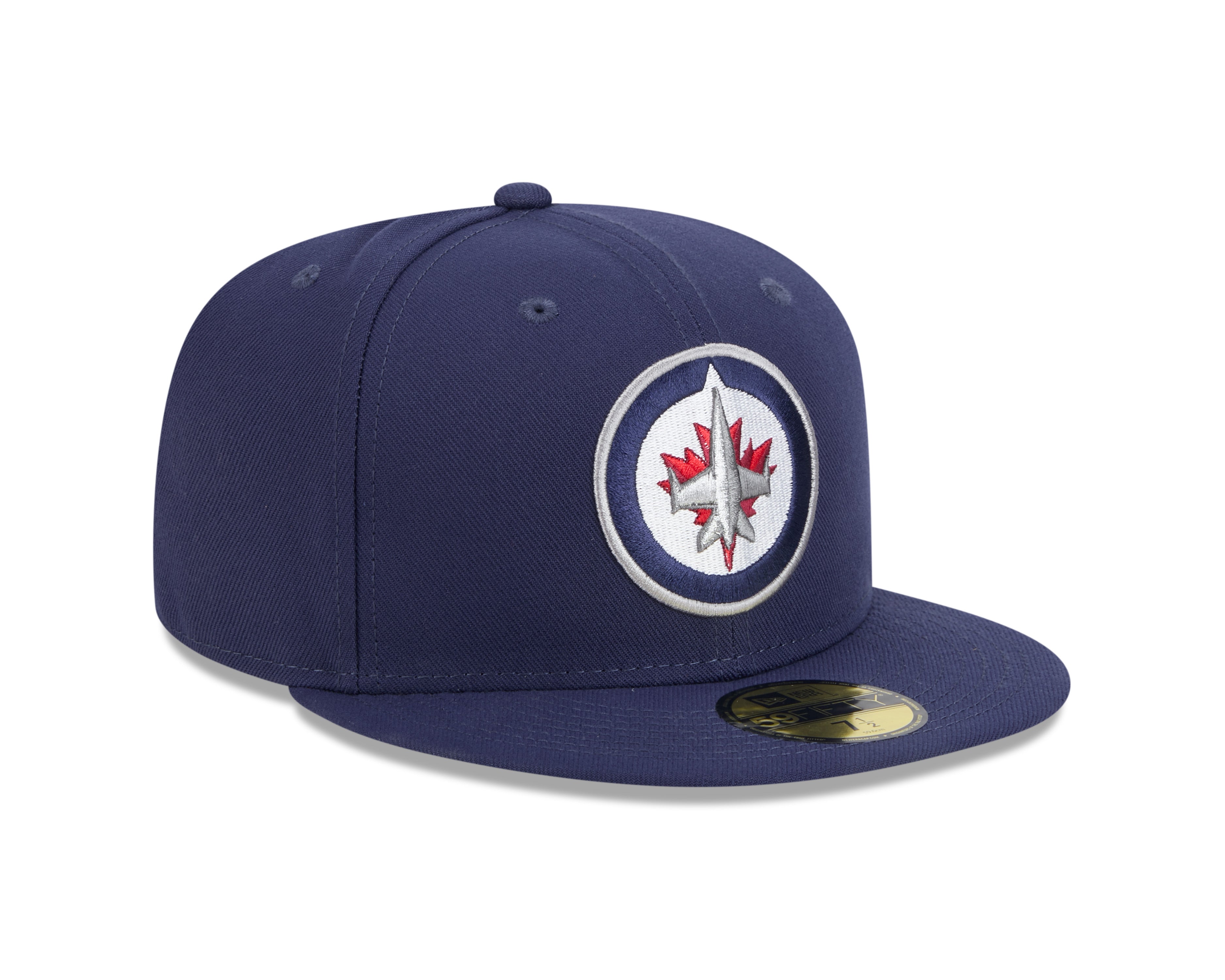 Winnipeg Jets NHL New Era Men's Navy 59Fifty Core Fitted Hat