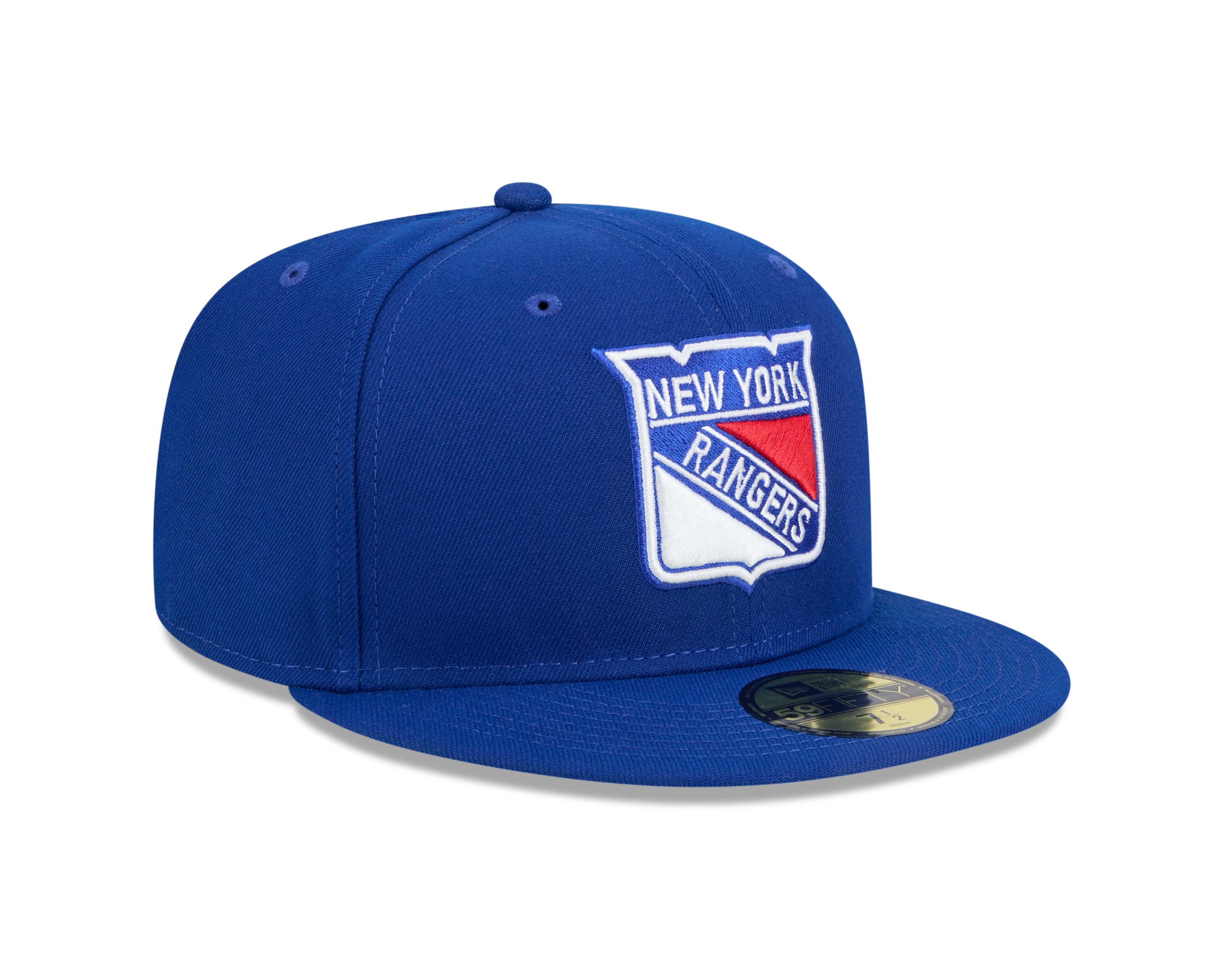 Casquette ajustée New Era Royal 59Fifty Core pour homme des Rangers de New York NHL