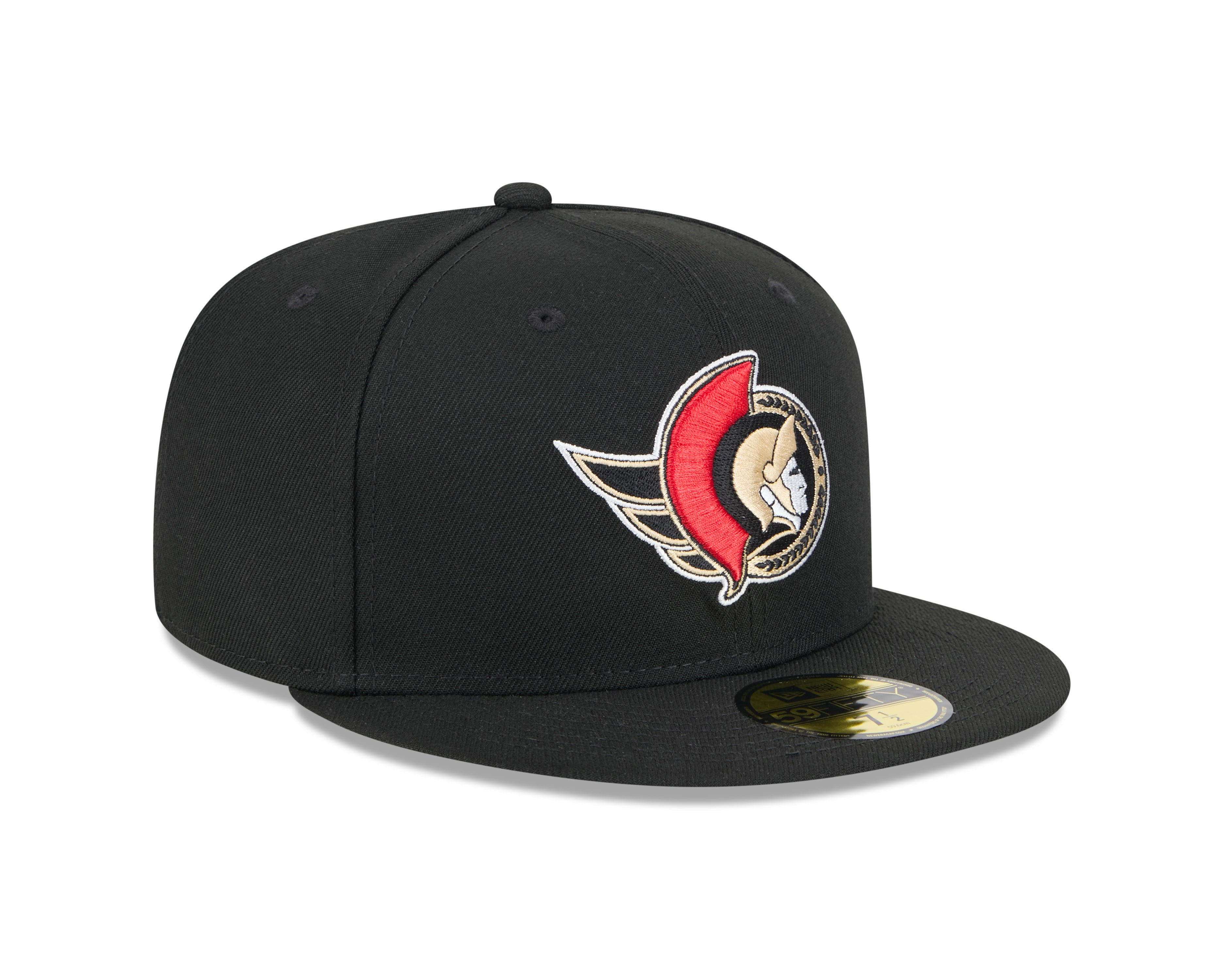 Casquette ajustée 59Fifty Core noire pour homme des Sénateurs d'Ottawa de la LNH de New Era