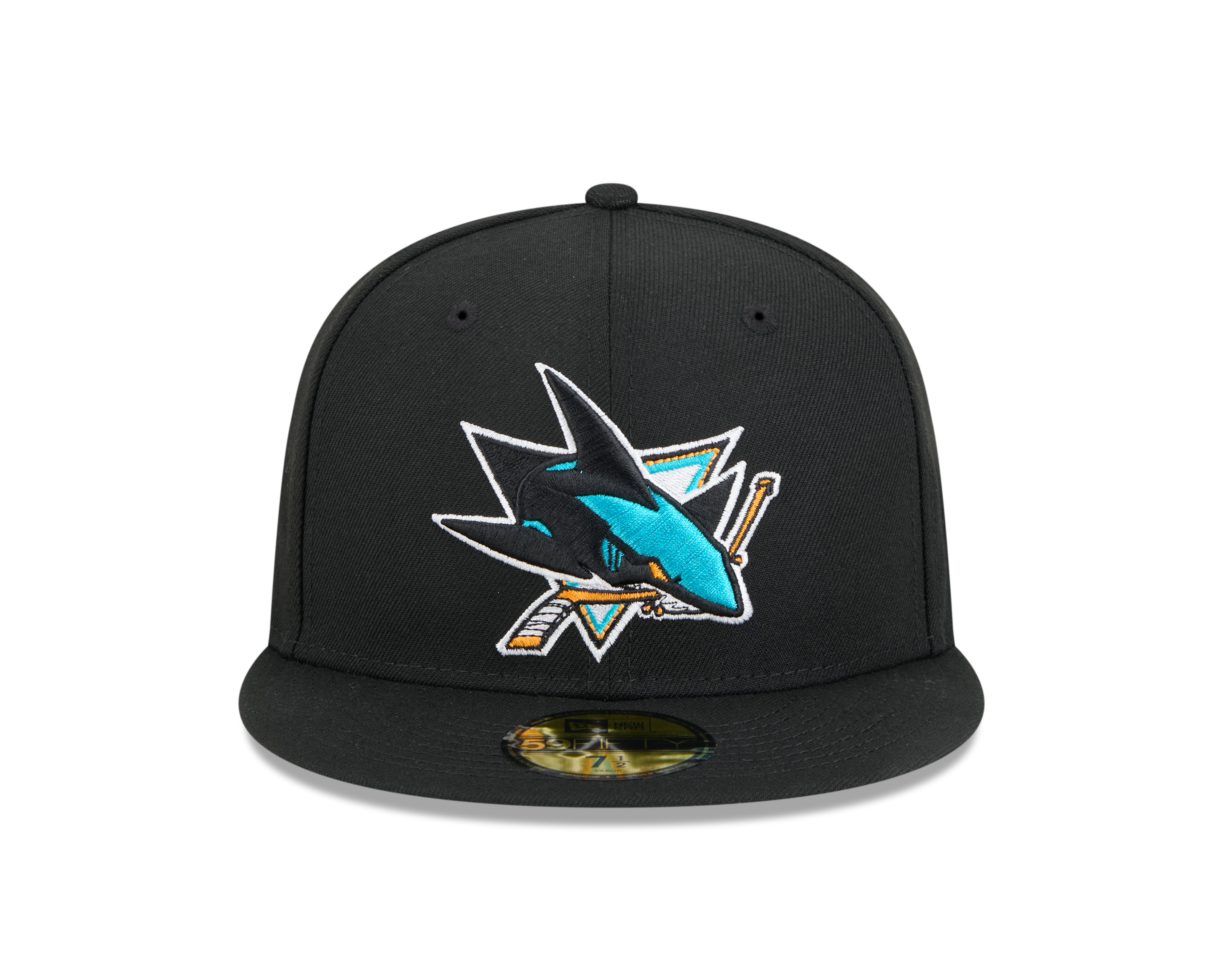 San Jose Sharks NHL New Era Men's Black 59Fifty Core Fitted Hat