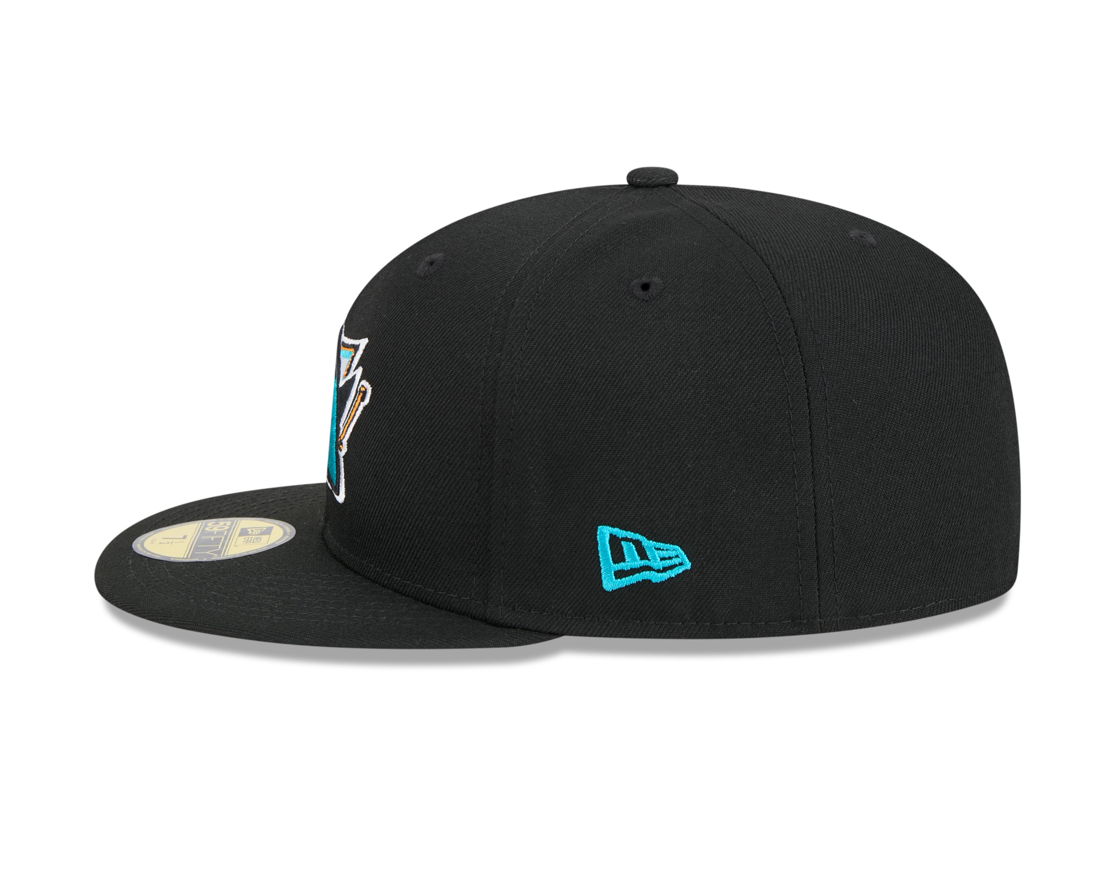 San Jose Sharks NHL New Era Men's Black 59Fifty Core Fitted Hat