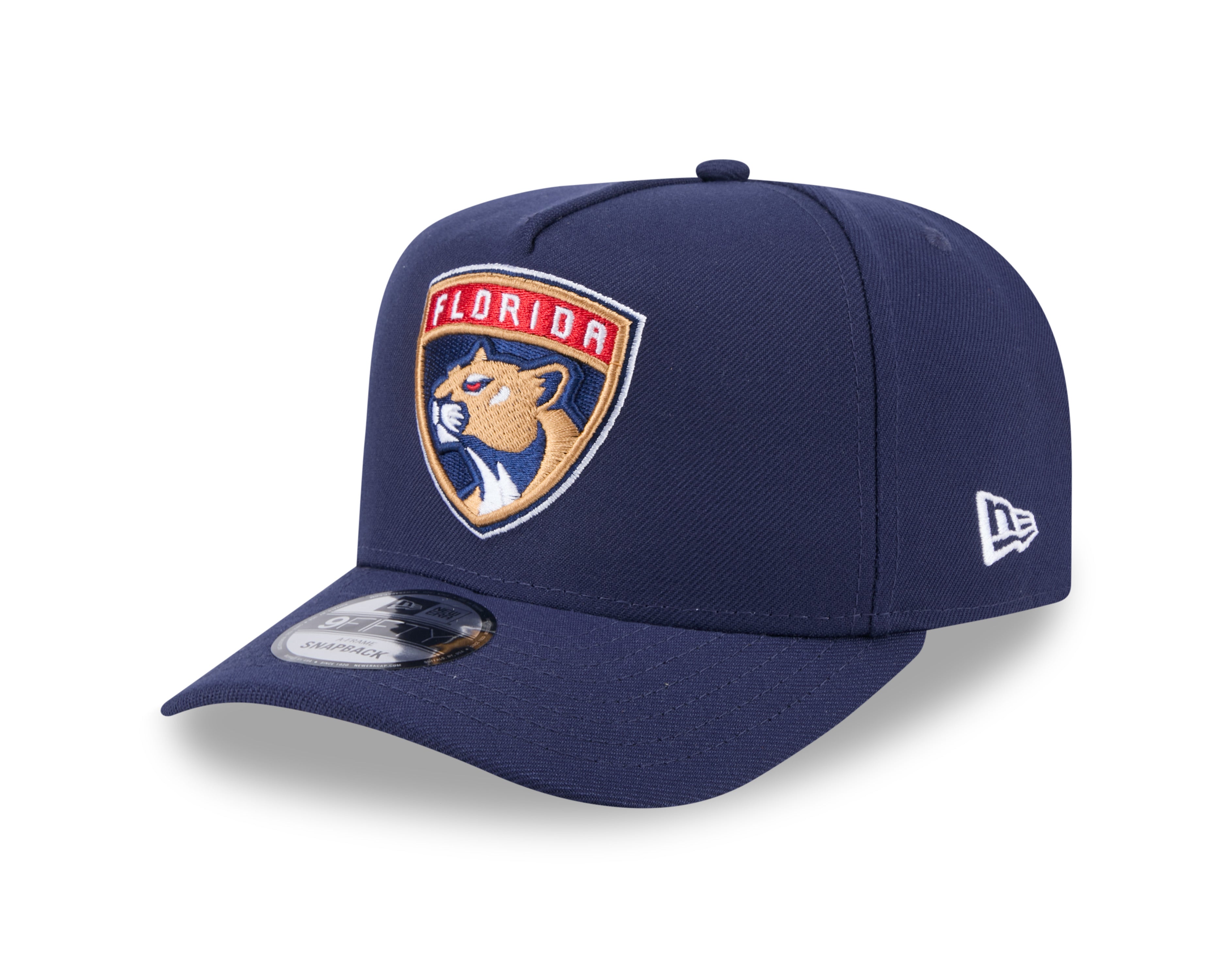Florida Panthers NHL New Era Men's Navy 9FIFTY A-Frame Snapback