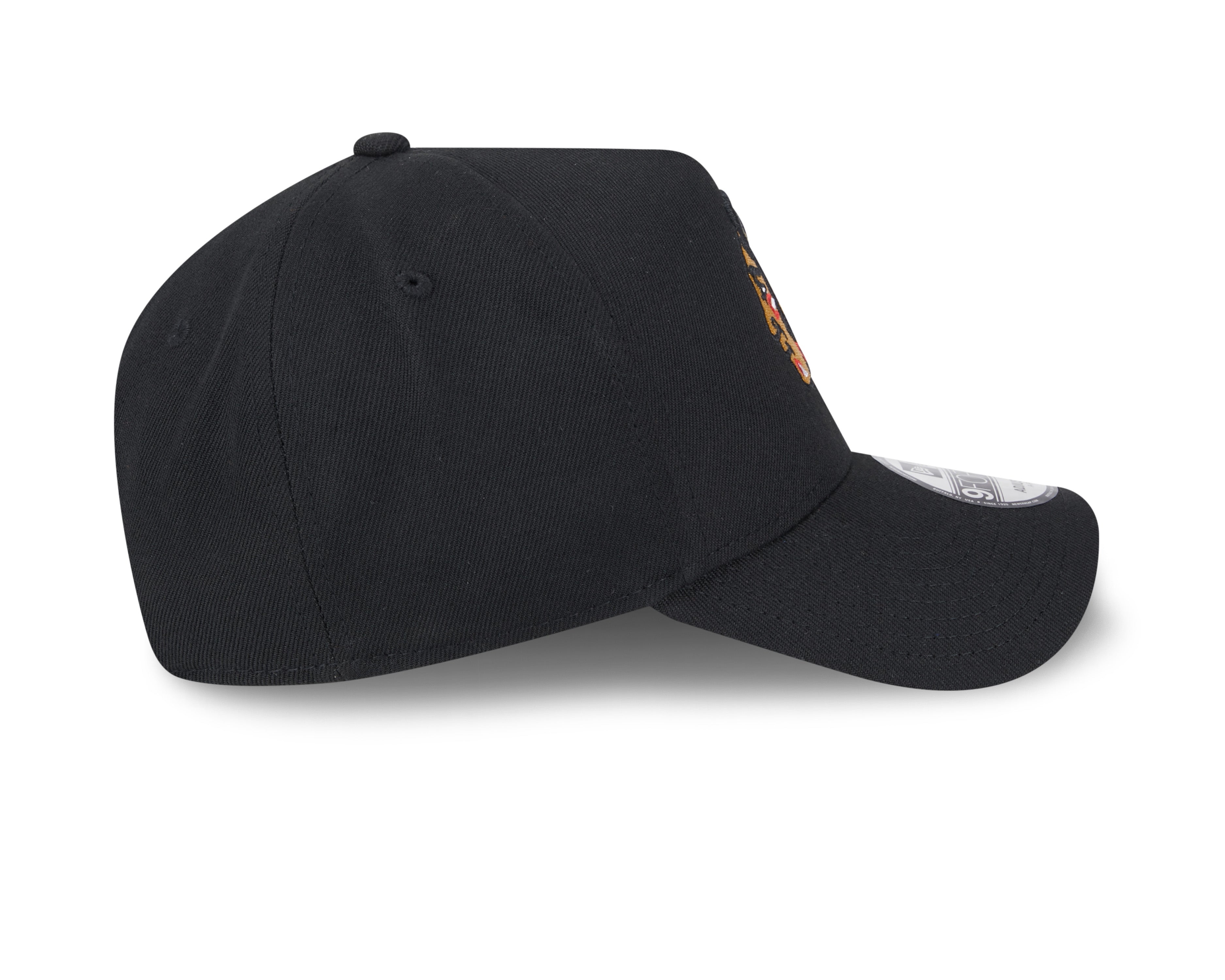 Casquette Snapback 9Forty A-Frame noire pour homme des Blackhawks de Chicago de la LNH de New Era