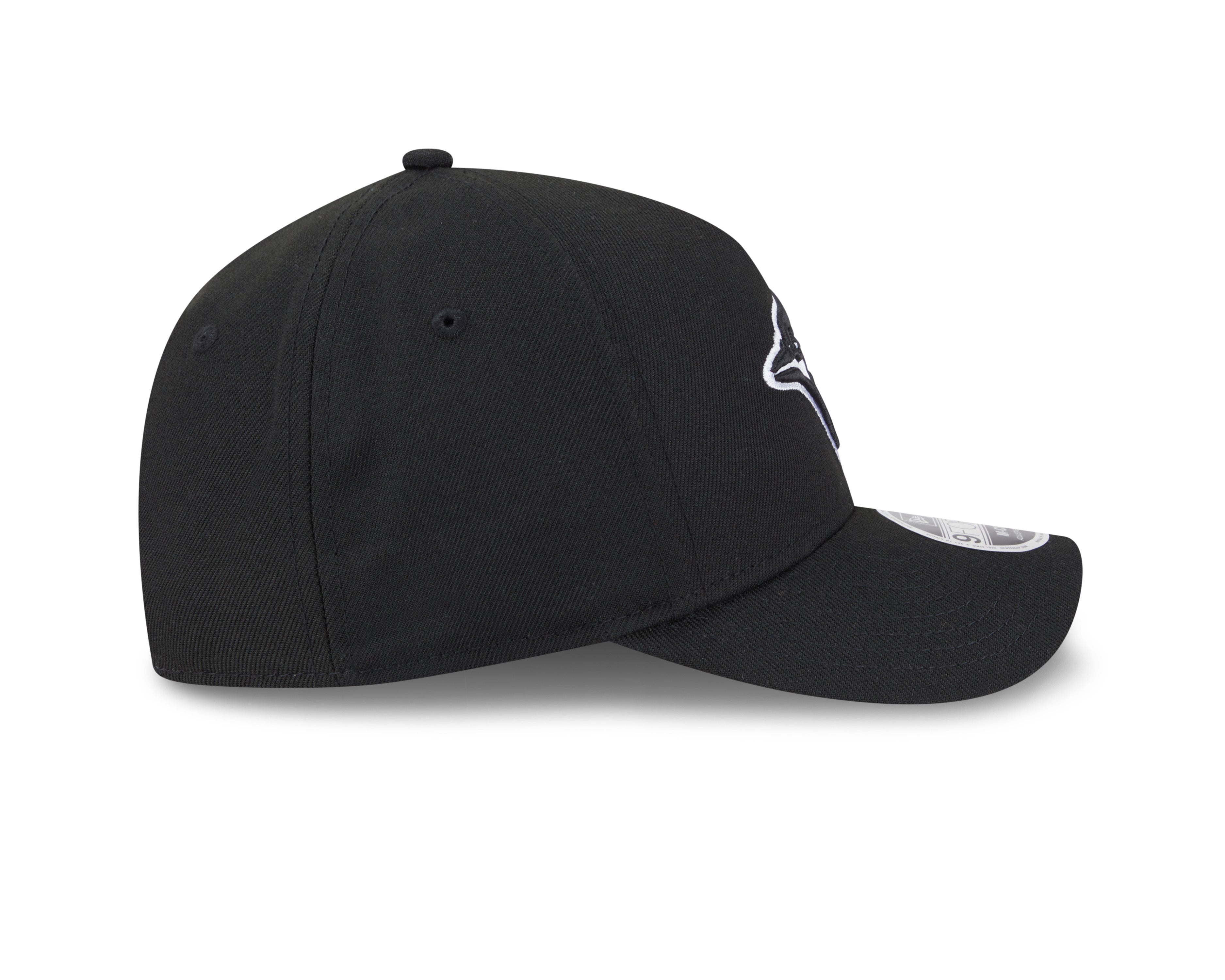 Casquette New Era 9Forty A-Frame noire et blanche pour homme des Blue Jays de Toronto (MLB)